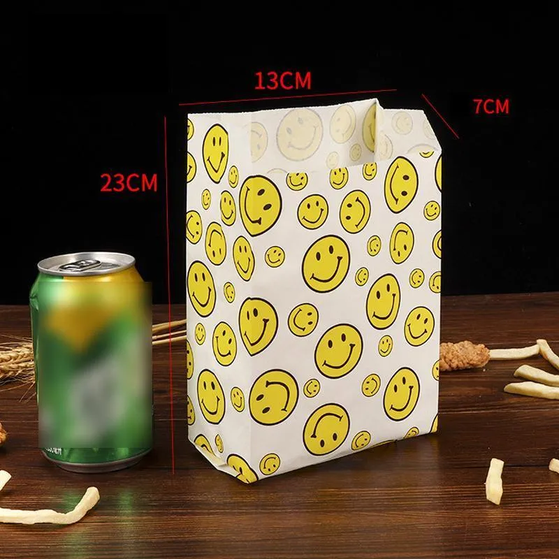 1000PCS Oil-proof Takeaway Paper Bags for Premium Takeout Supply