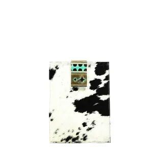 13'' Tablet Sleeve - Black & White w/ Bora Bora Navajo