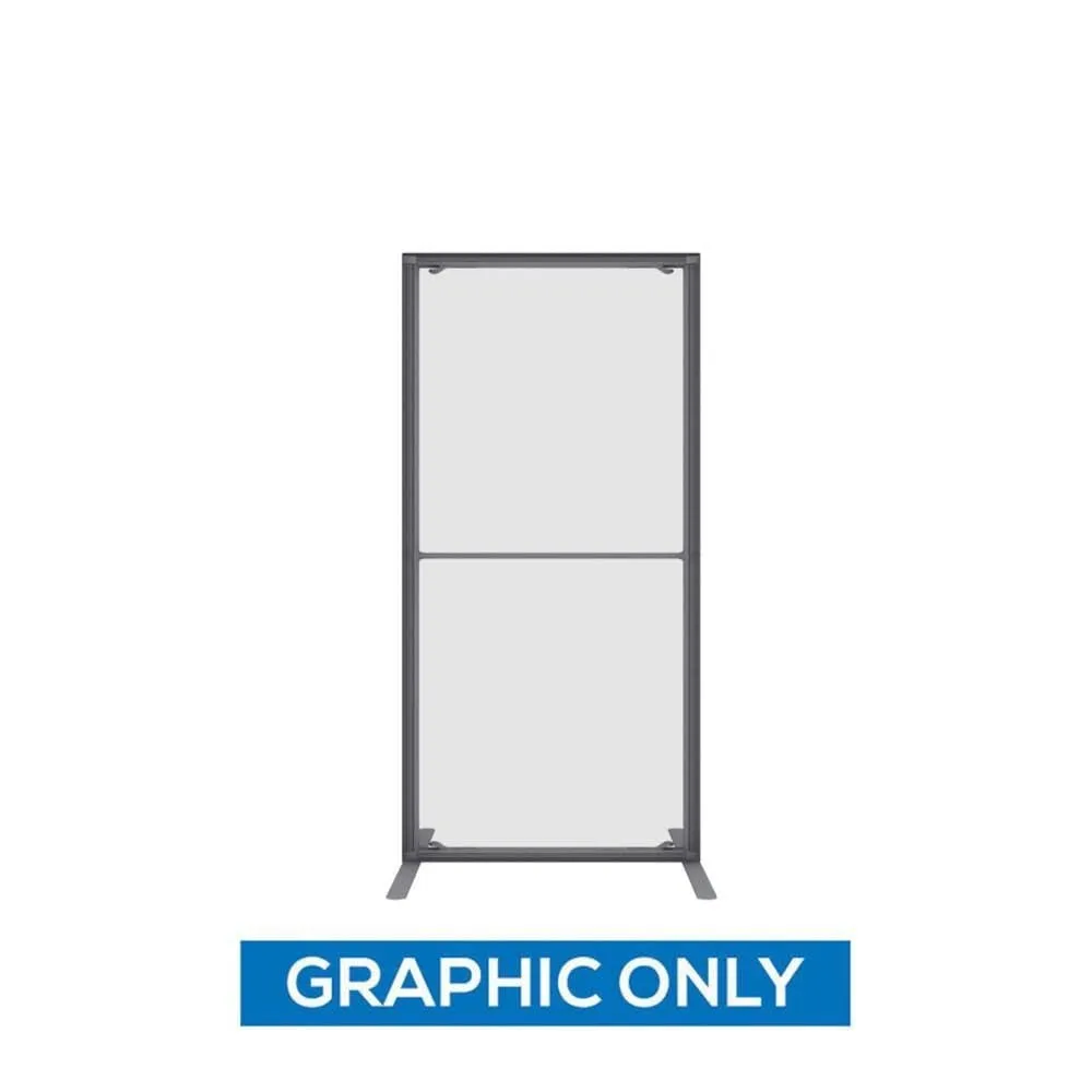 1.3 x 2.4 ft. QSEG Quick Wall Display