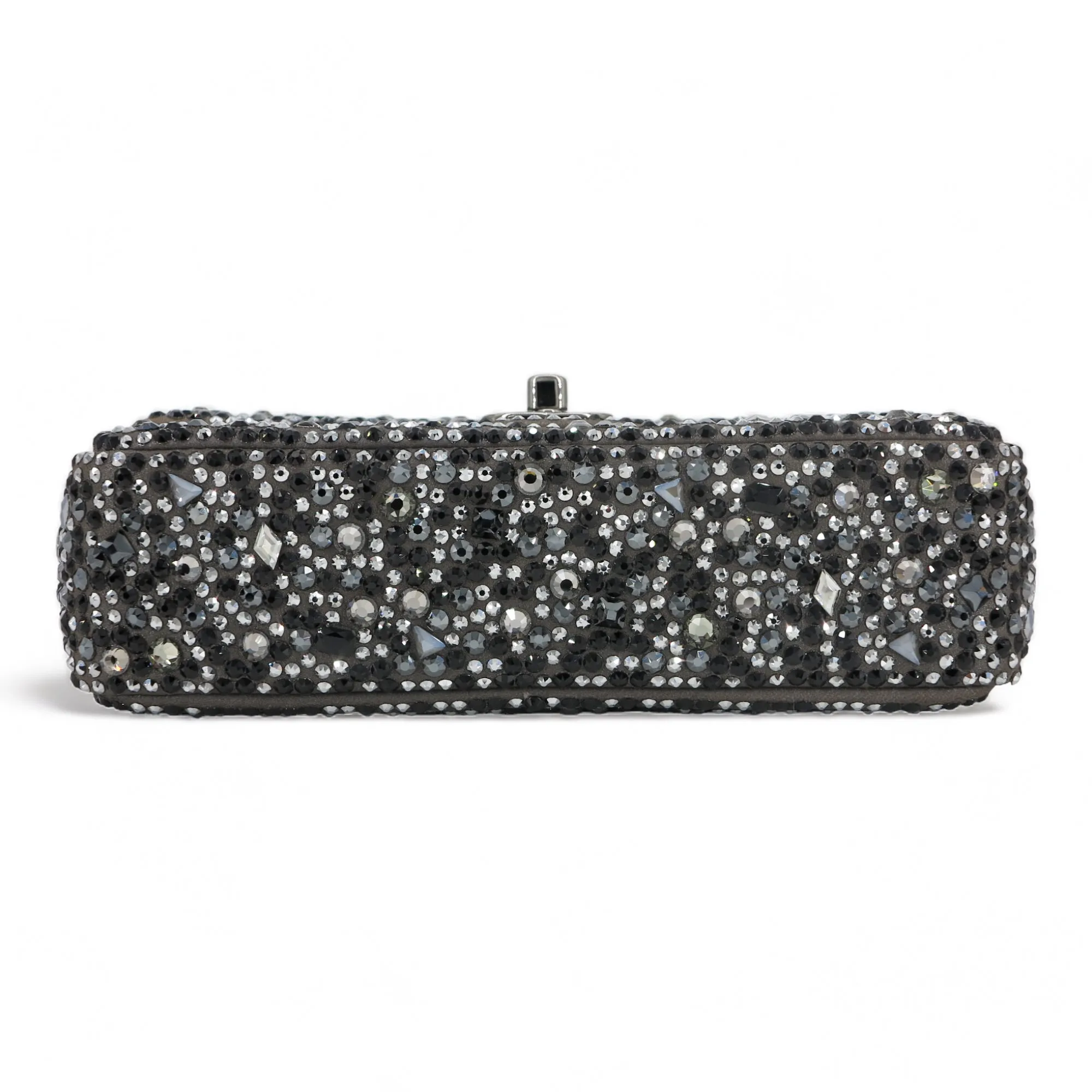21A Swarovski Crystal Strass Mini Flap Bag in Black