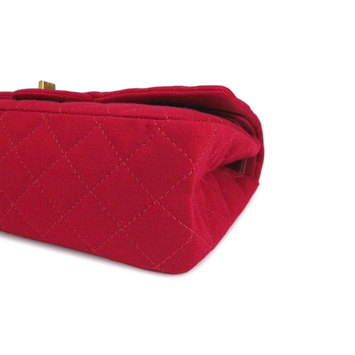 2.55 Reissue Flap Bag Size 226 in Red Jersey