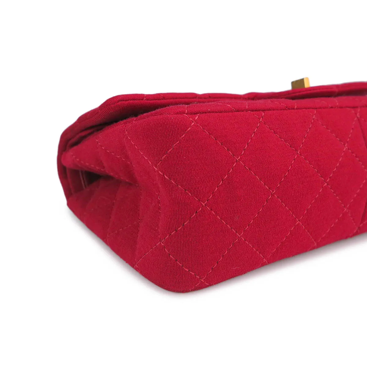2.55 Reissue Flap Bag Size 226 in Red Jersey