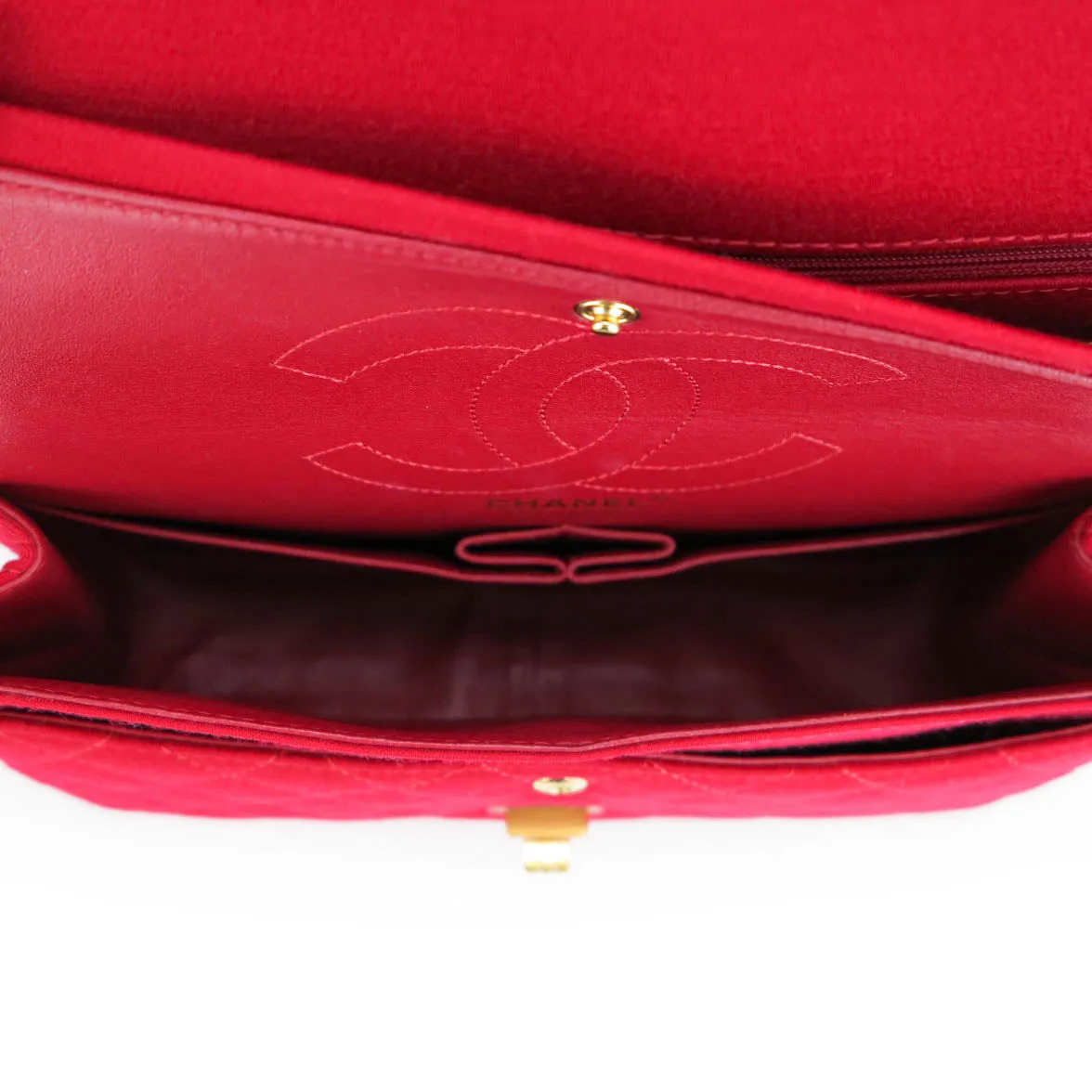 2.55 Reissue Flap Bag Size 226 in Red Jersey