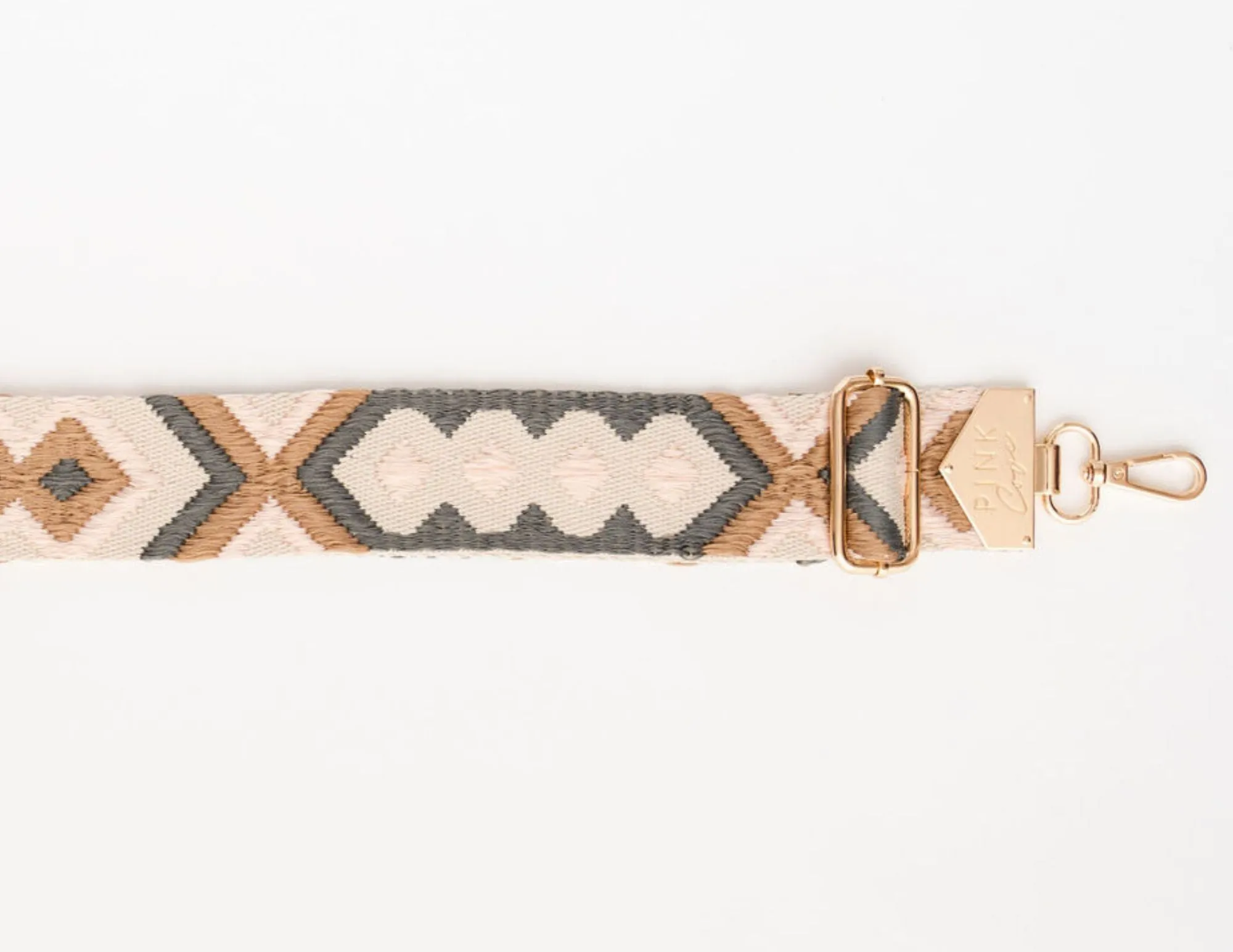 BAG STRAPS - BEIGE AZTEC