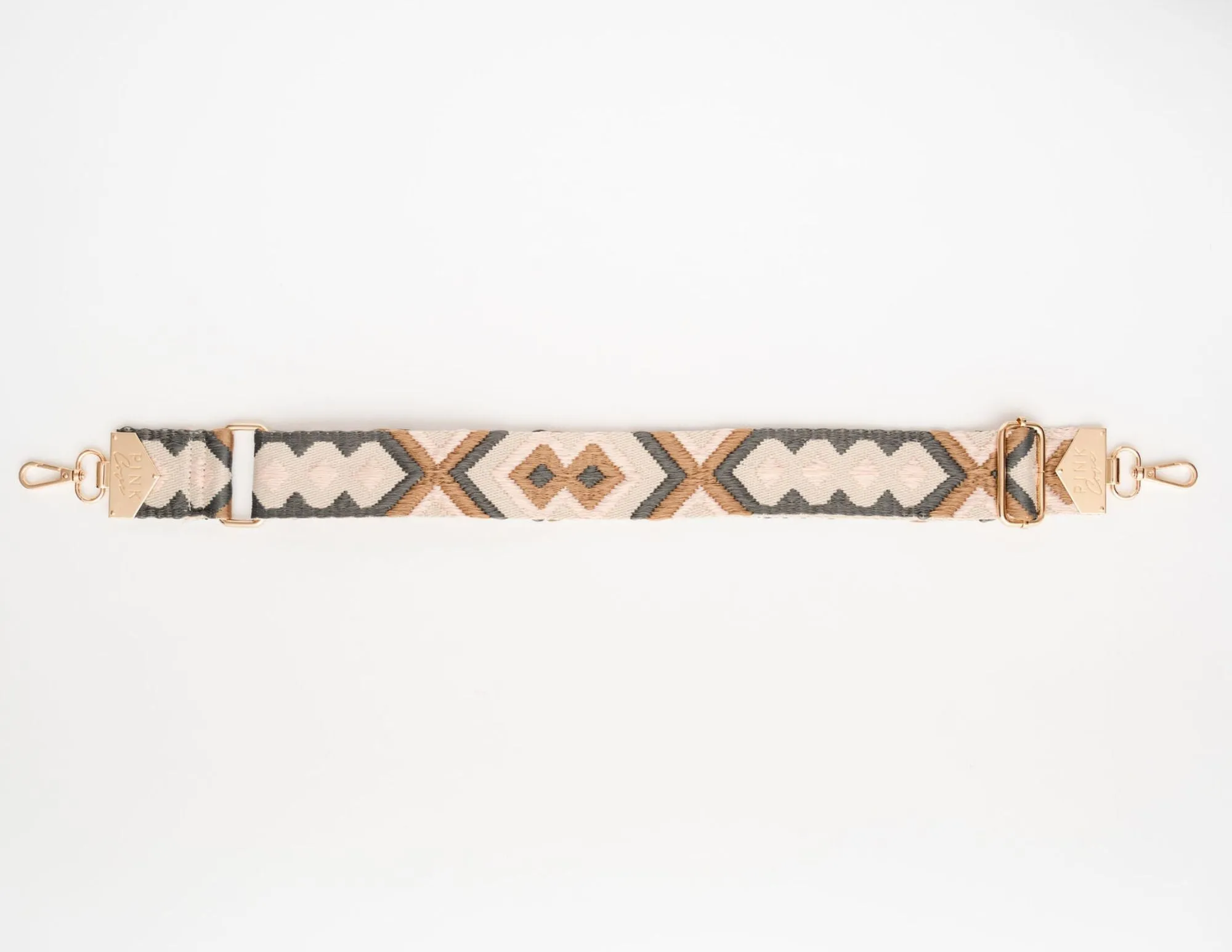 BAG STRAPS - BEIGE AZTEC