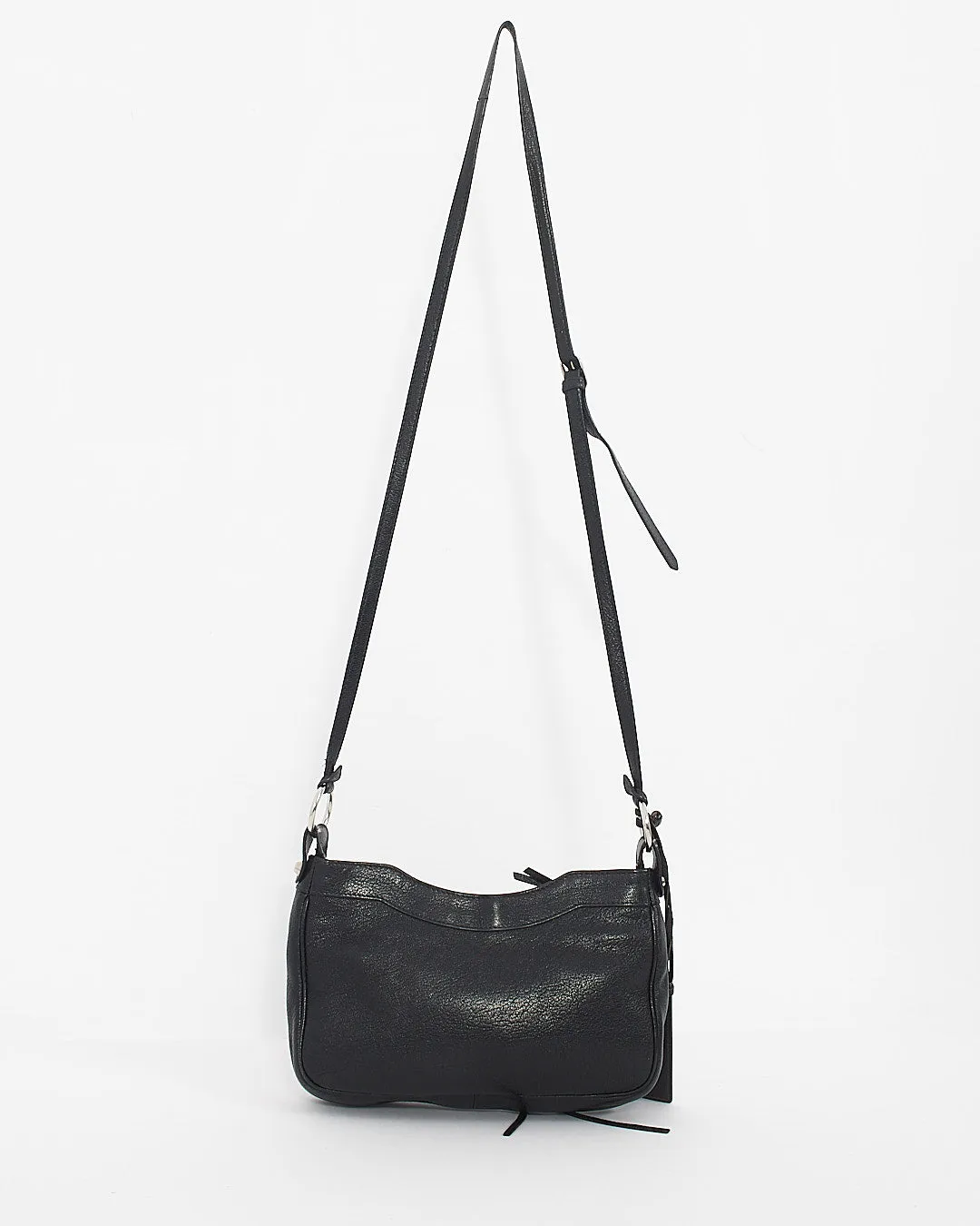 Balenciaga Black Metallic Edge Hip Crossbody Bag