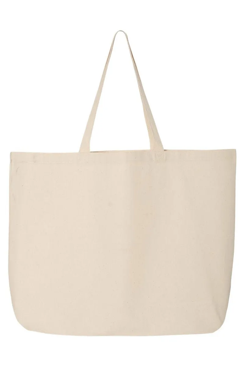 Blooming Bunny Canvas Jumbo Tote