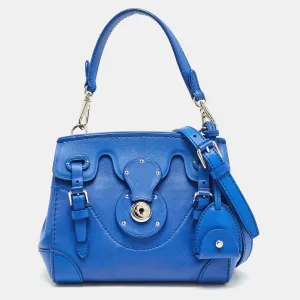 Blue Leather Mini Ricky Tote