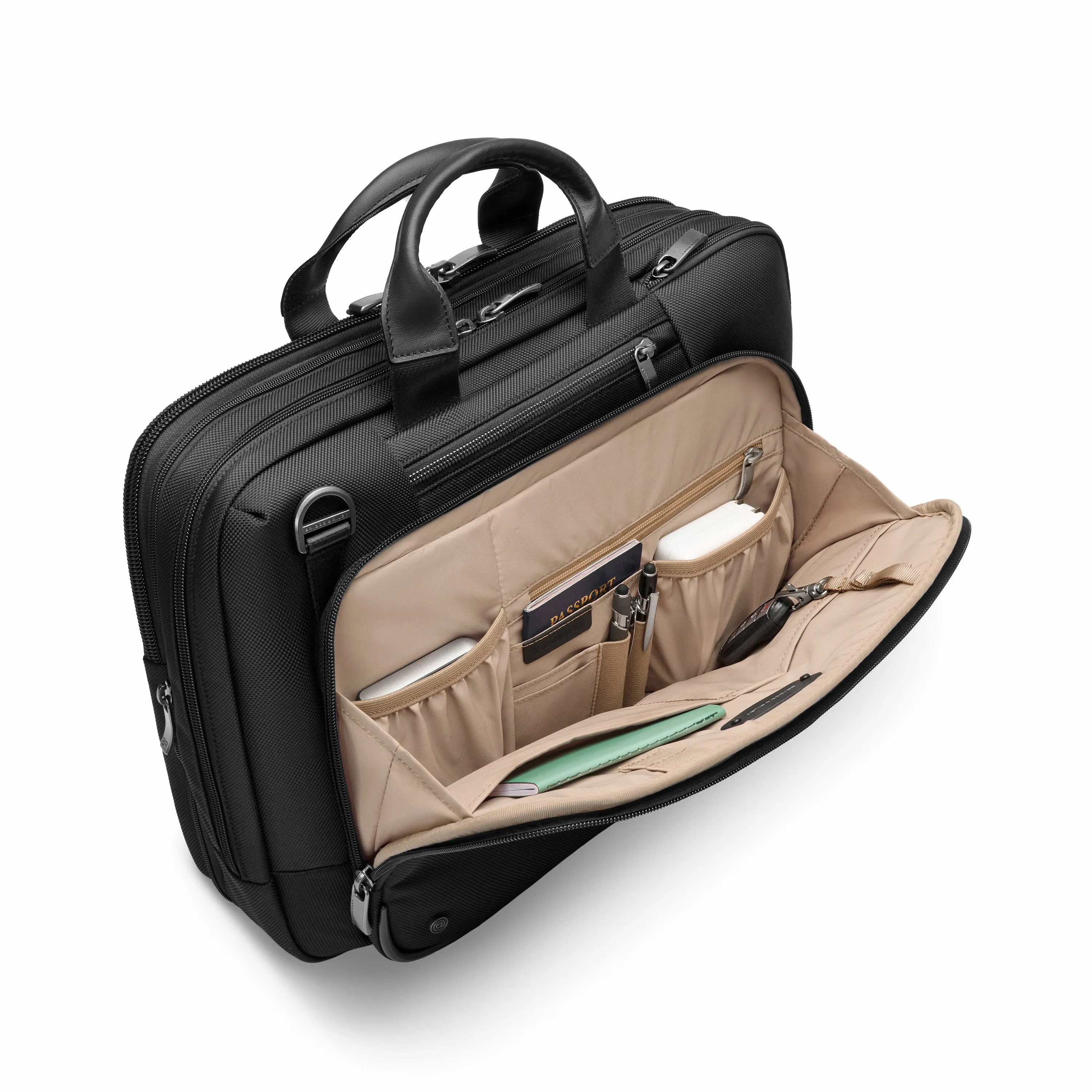 Briggs and Riley @work Medium Expandable Brief - Black