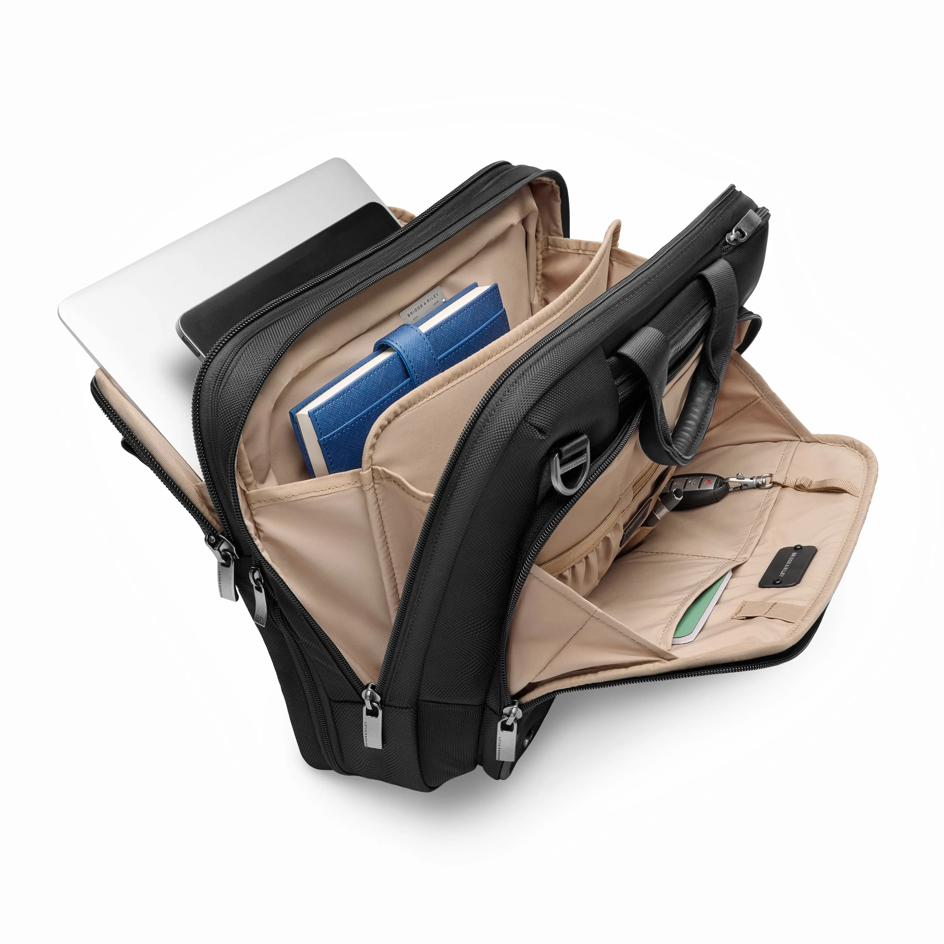 Briggs and Riley @work Medium Expandable Brief - Black