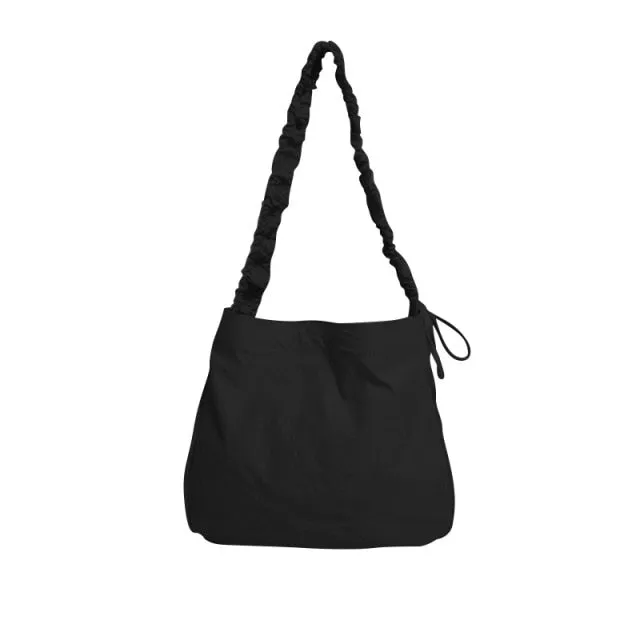 Canvas Shopping Bag High Capacity Women's Crossbody Bag Female Reusable Casual Lightweight Shopper Shoulder Handbags Big Tote