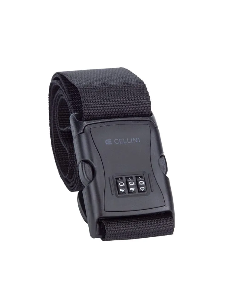 Cellini Accessories Luggage Strap Combo Lock 330055
