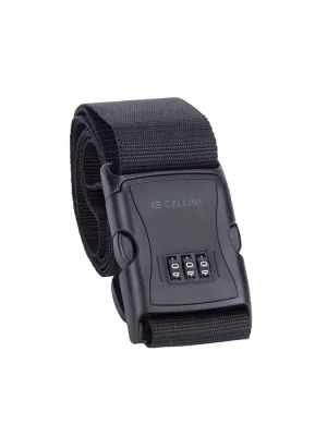 Cellini Accessories Luggage Strap Combo Lock 330055