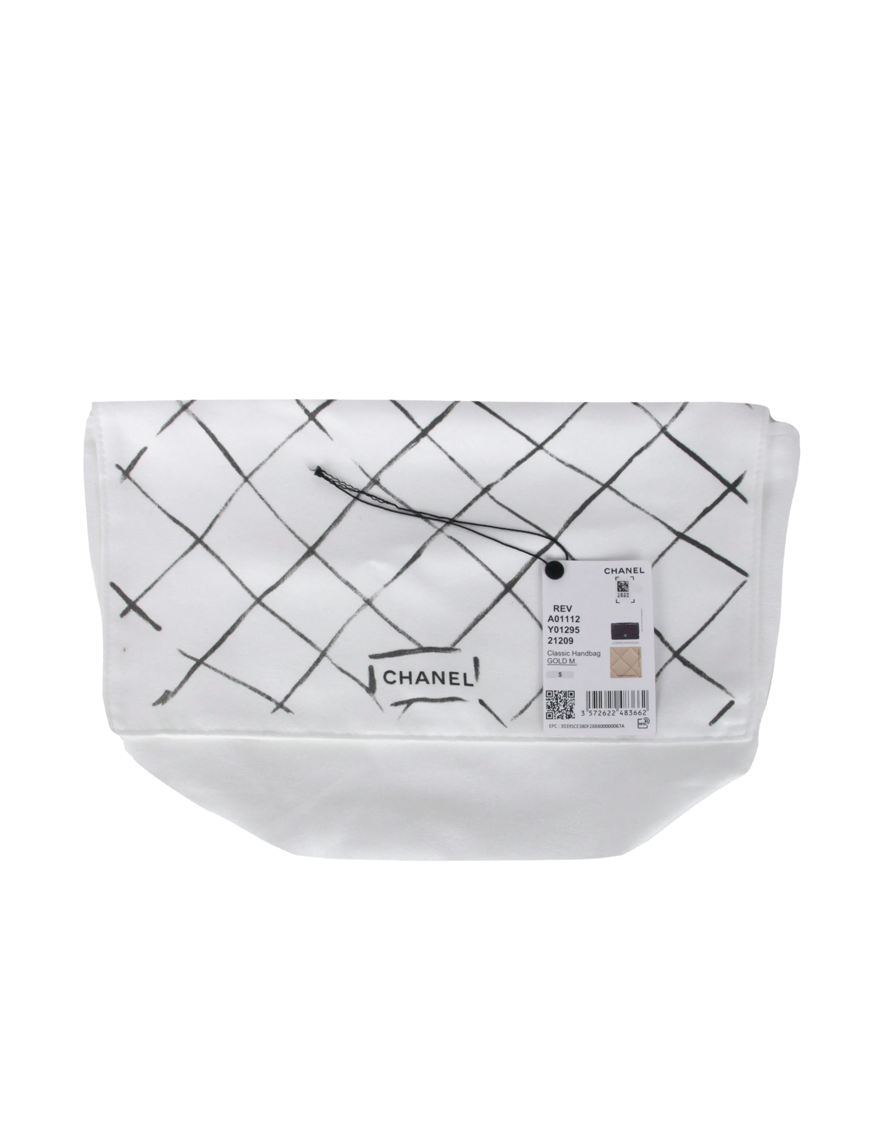 Chanel Beige Lambskin Medium Double Flap GHW