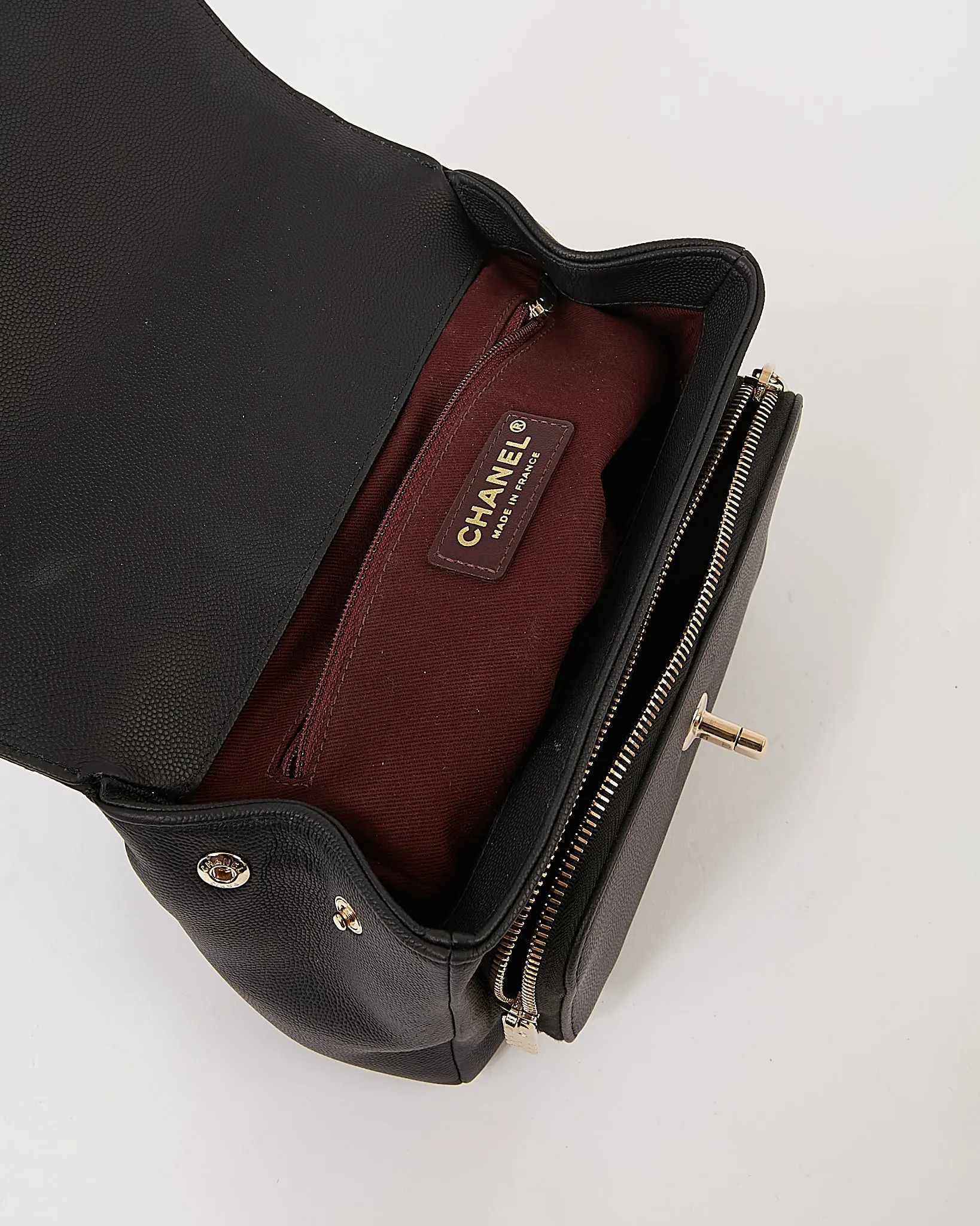 Chanel Black Caviar Medium Business Affinity Flap Bag