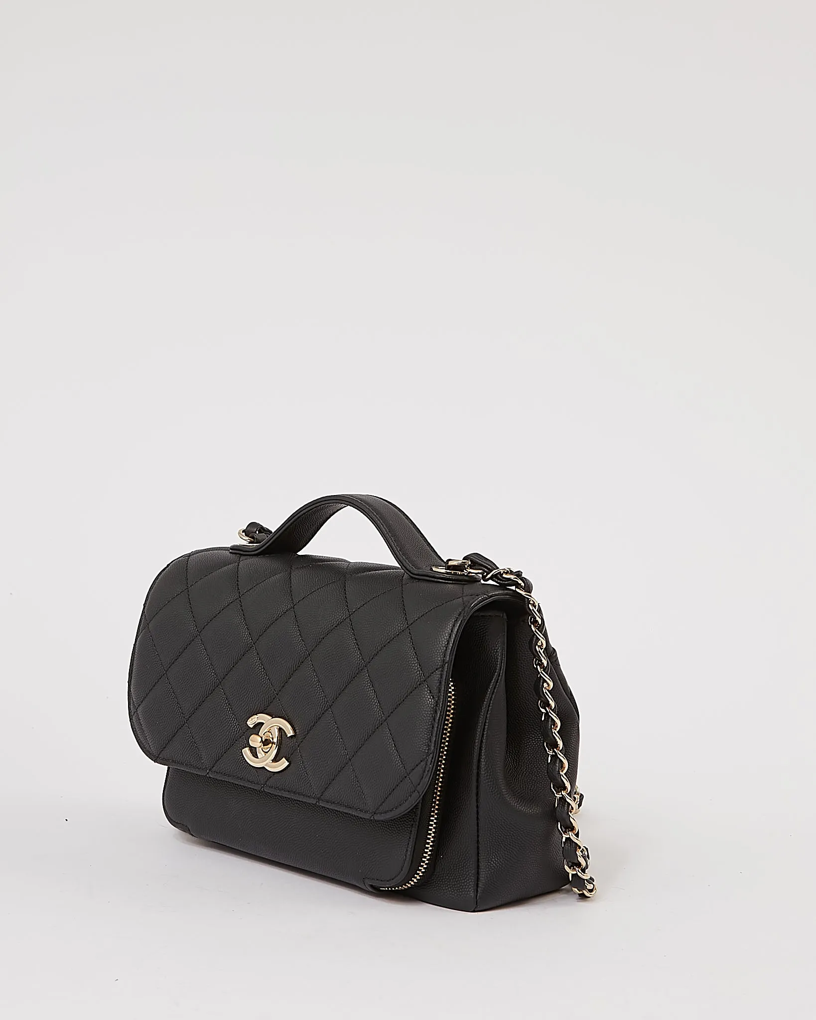 Chanel Black Caviar Medium Business Affinity Flap Bag