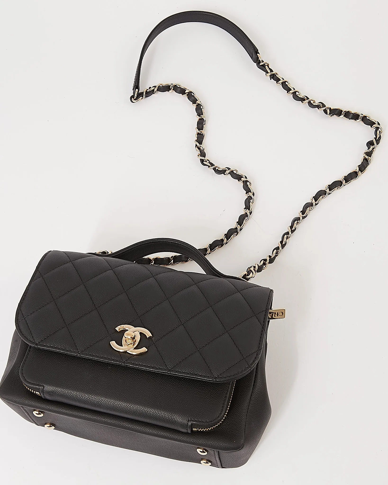 Chanel Black Caviar Medium Business Affinity Flap Bag