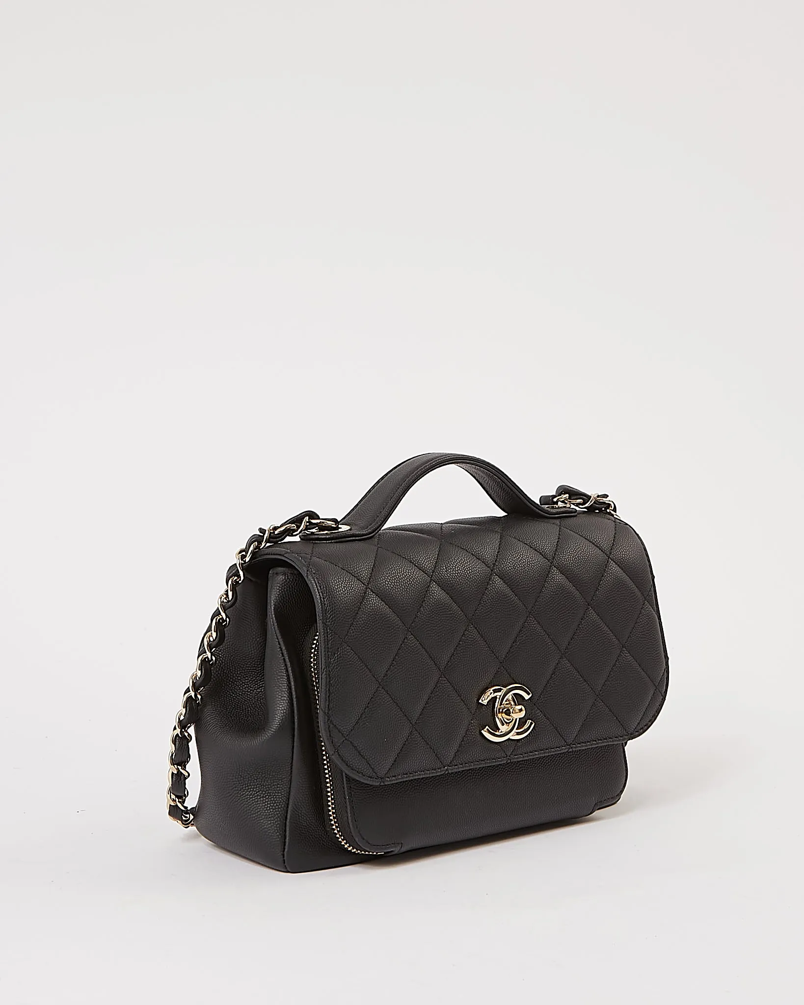 Chanel Black Caviar Medium Business Affinity Flap Bag