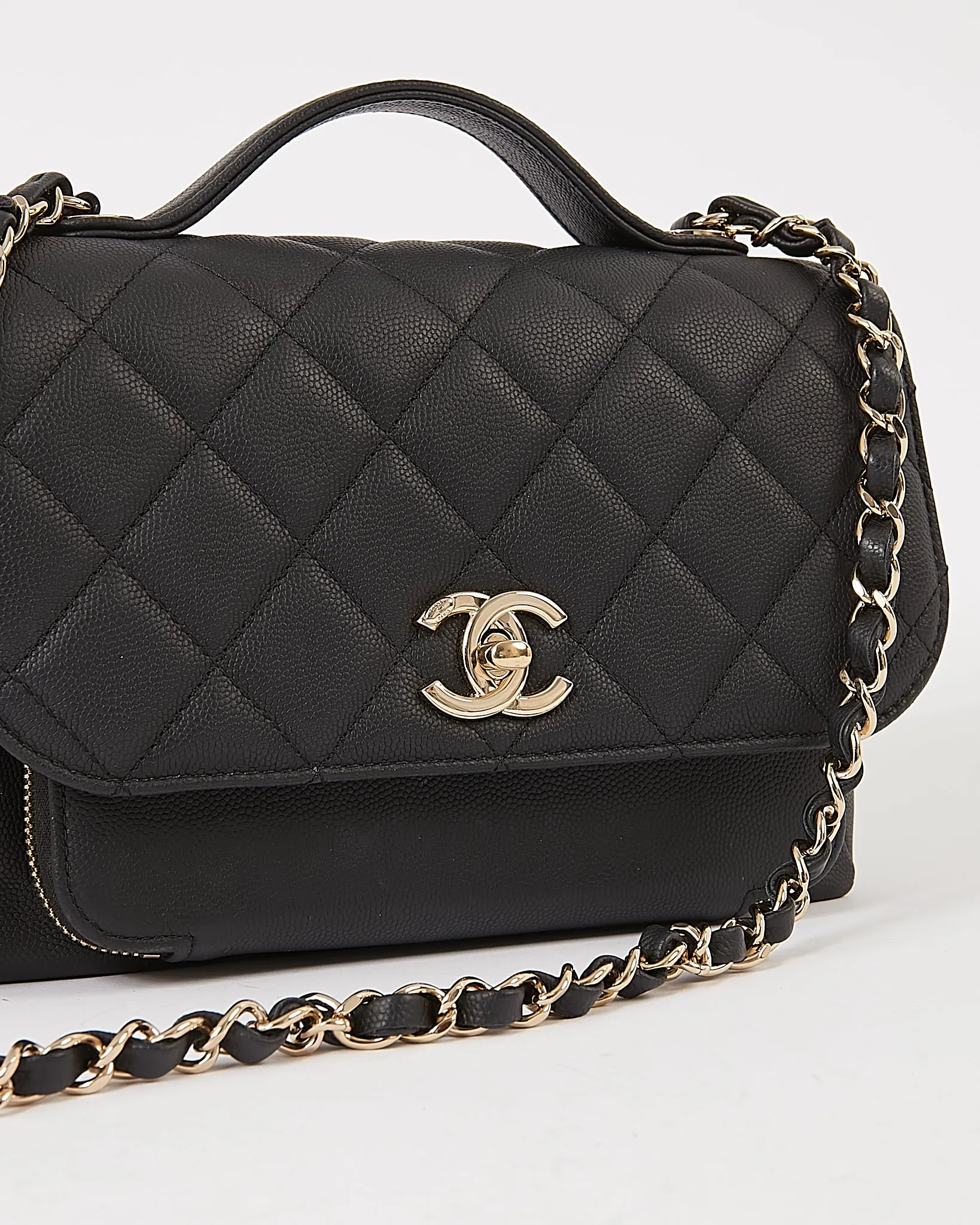 Chanel Black Caviar Medium Business Affinity Flap Bag