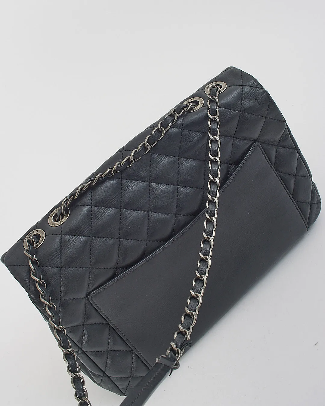 Chanel Black Lambskin Flap Bag SHW