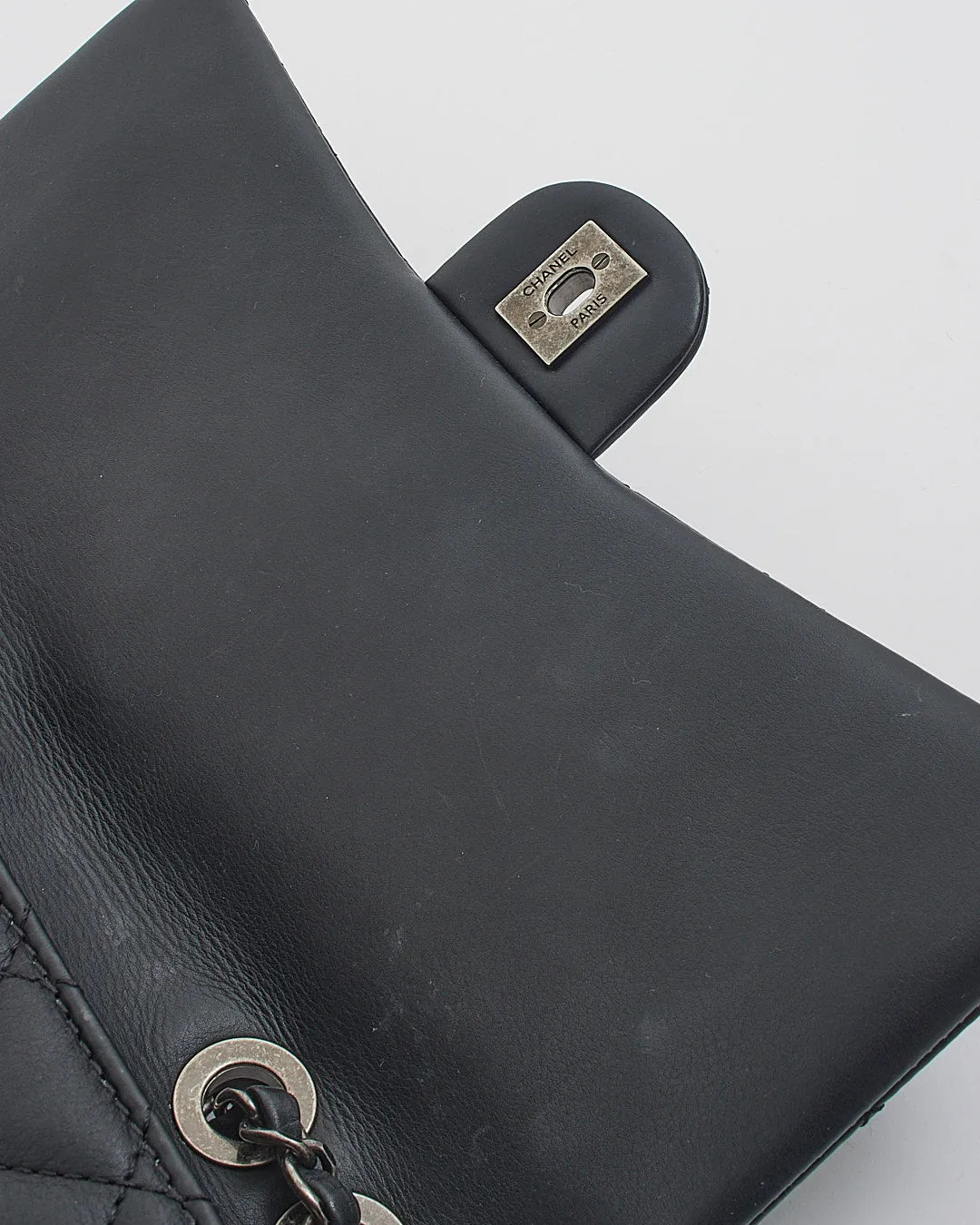 Chanel Black Lambskin Flap Bag SHW