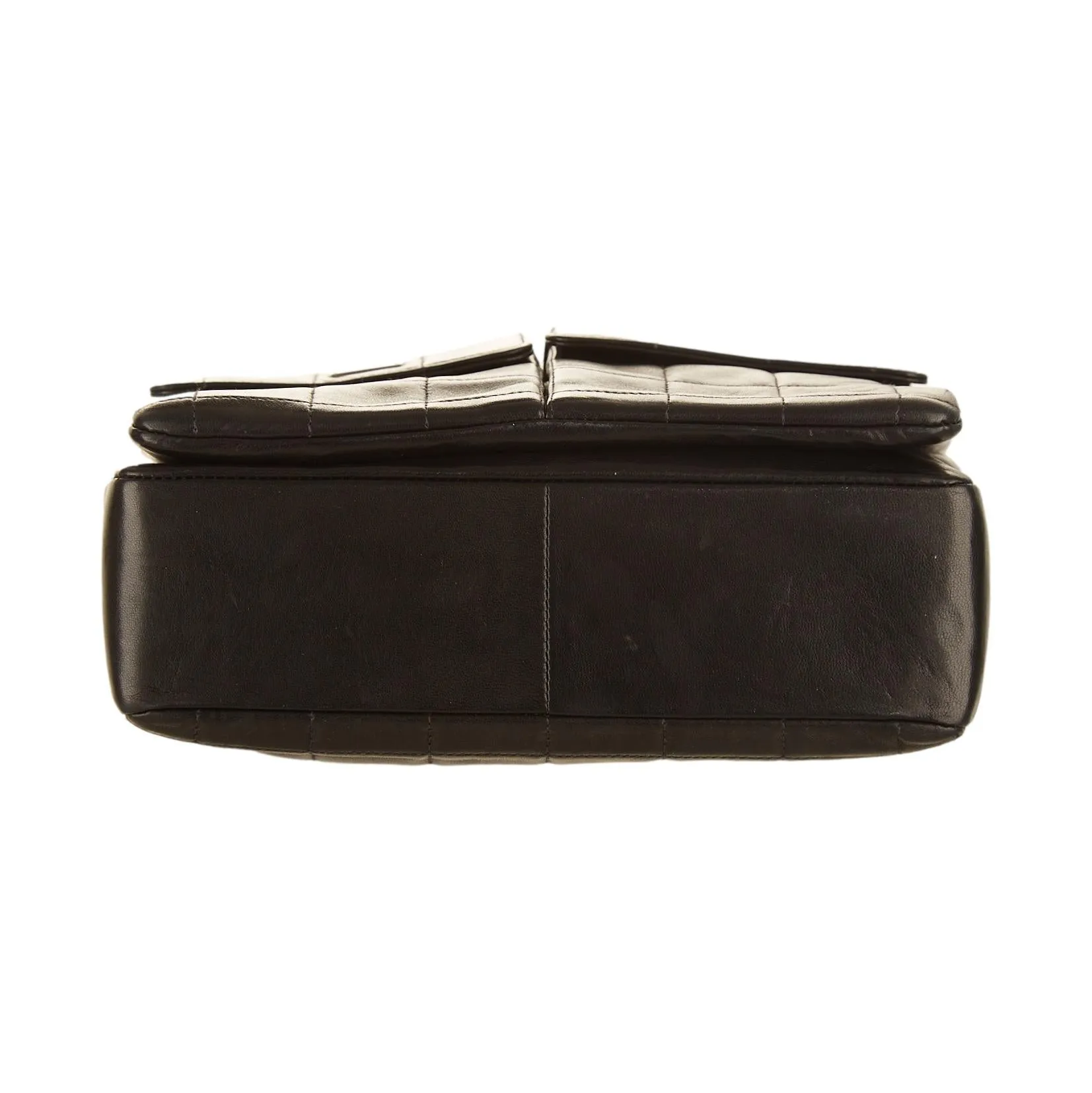 Chanel Black Square Quilted Chain Shoulder Bag