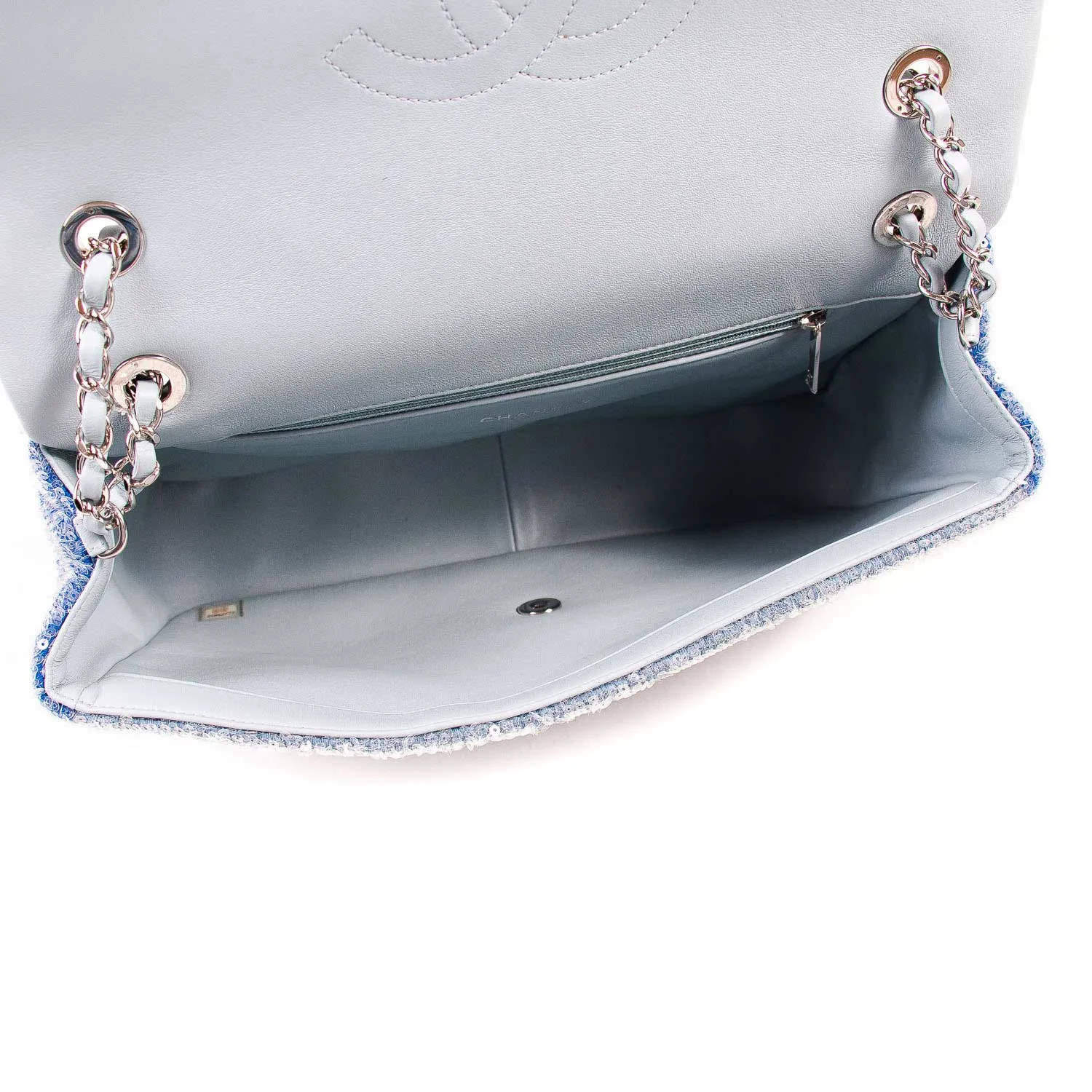 Chanel Medium Waterfall Sequin Flap Bag
