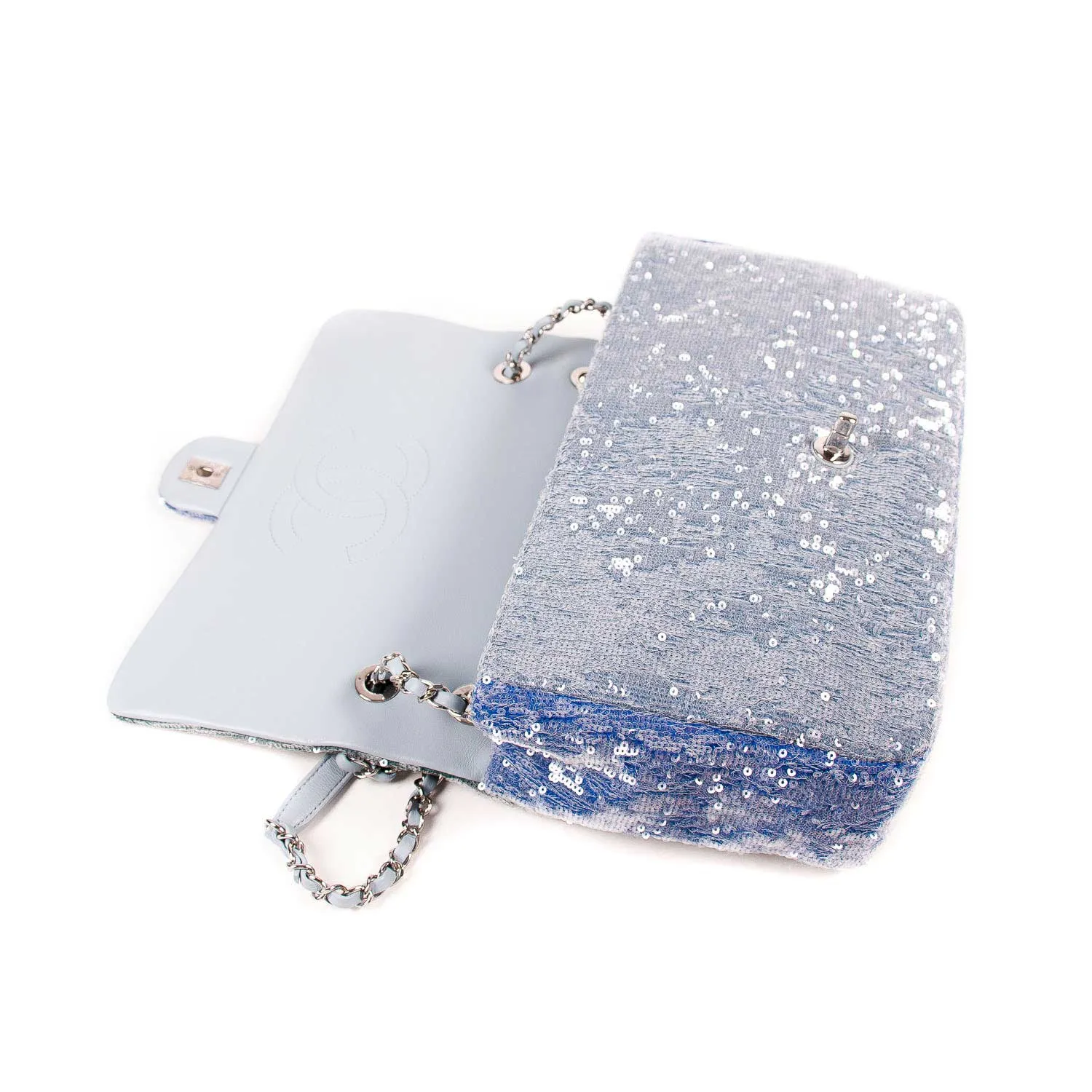 Chanel Medium Waterfall Sequin Flap Bag