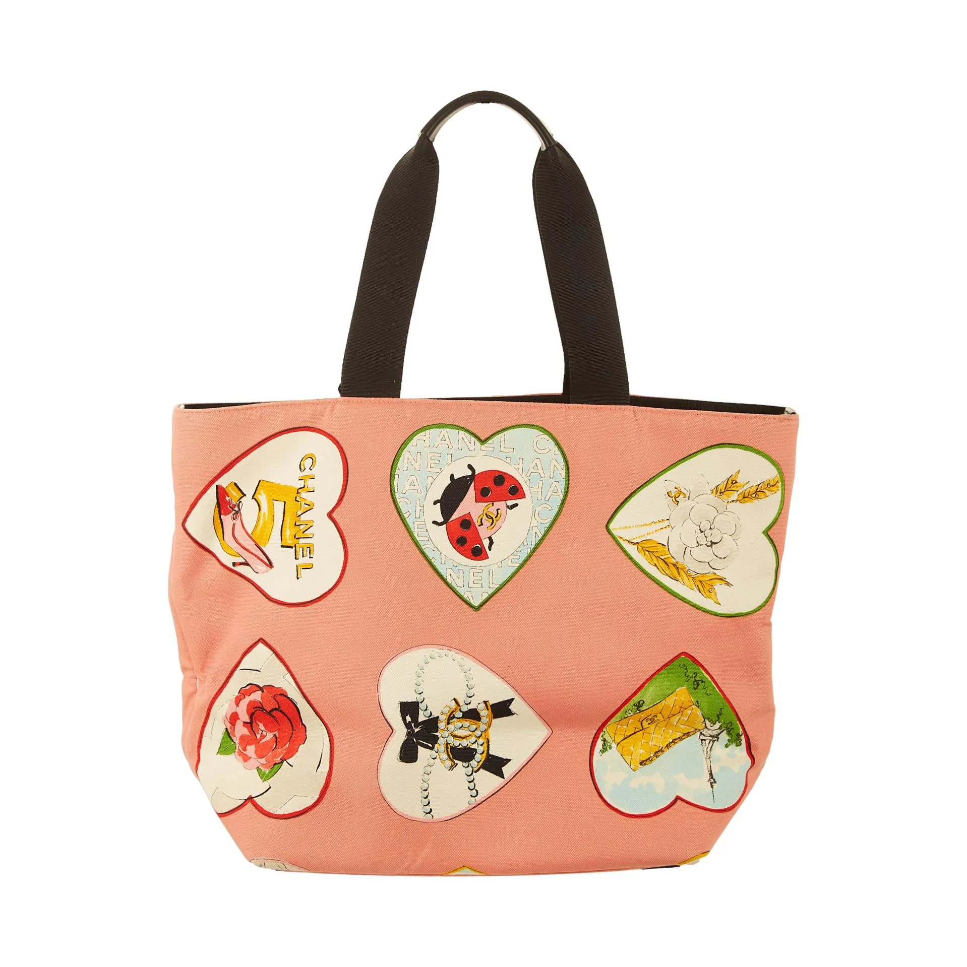 Chanel Pink No5 Logo Jumbo Tote