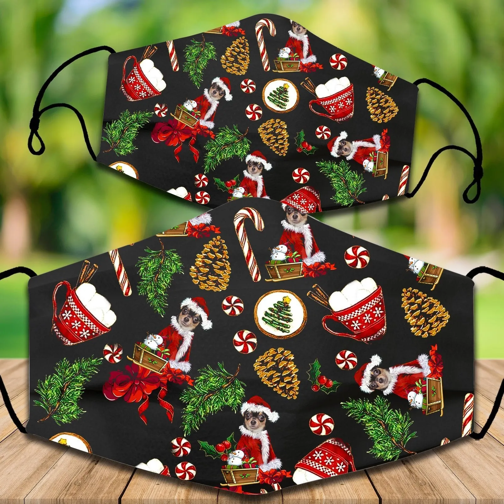 Chihuahua Christmas Veil