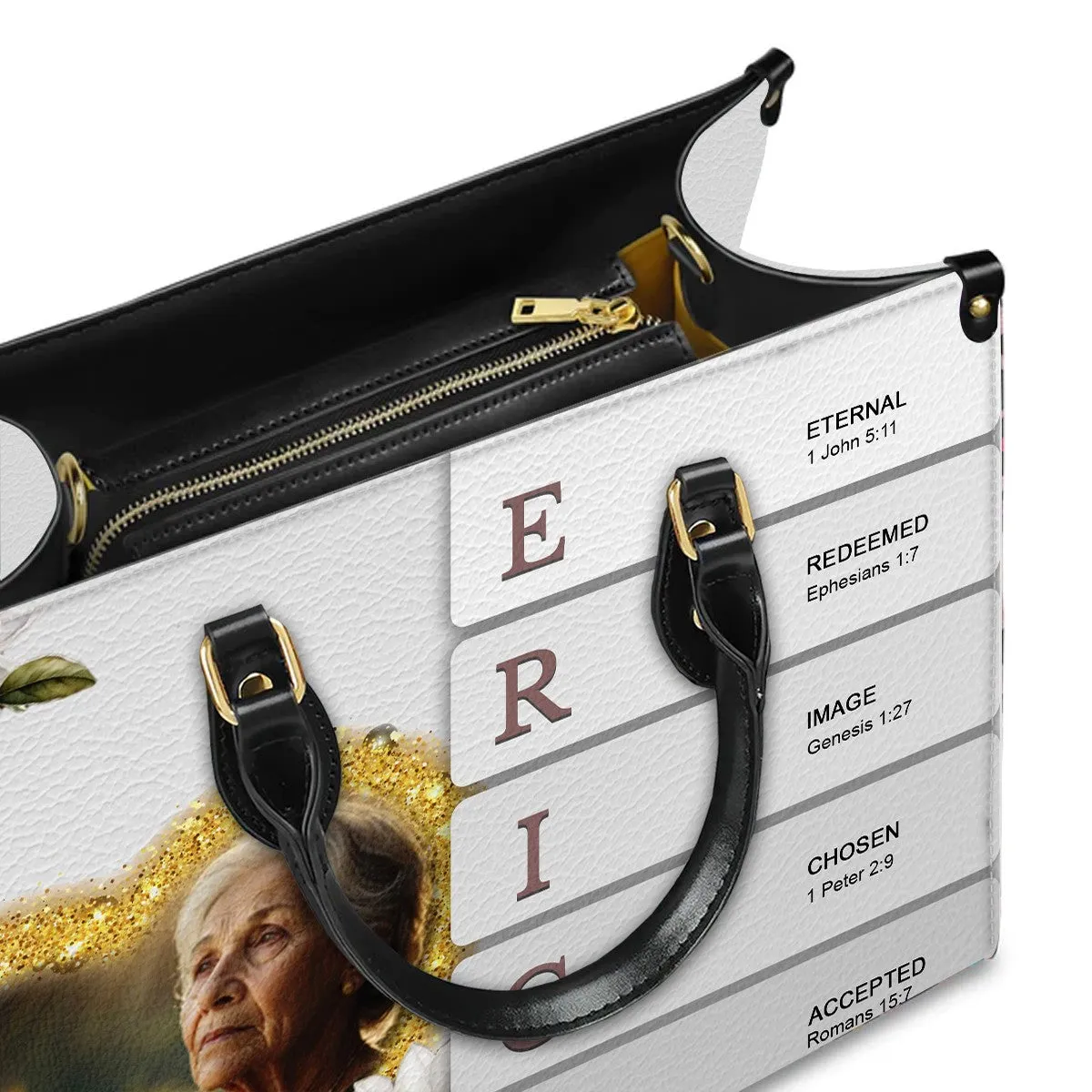 CHRISTIANARTBAG Handbags, Personalized Leather Handbags - Custom Name and Image – Uncover the sacred meaning of your name - Gifts for Women, CABLTB01020425
