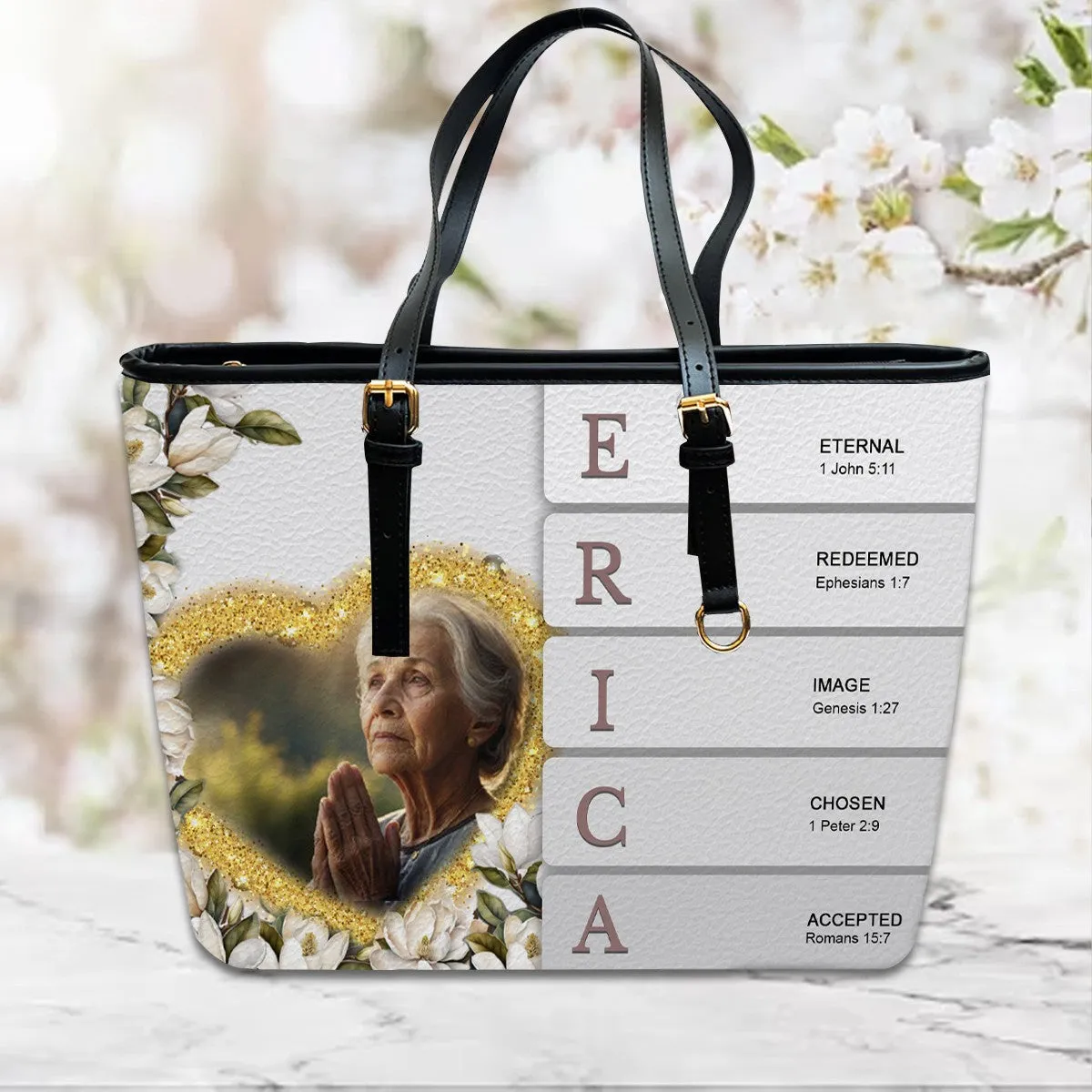 CHRISTIANARTBAG Handbags, Personalized Leather Handbags - Custom Name and Image – Uncover the sacred meaning of your name - Gifts for Women, CABLTB01020425