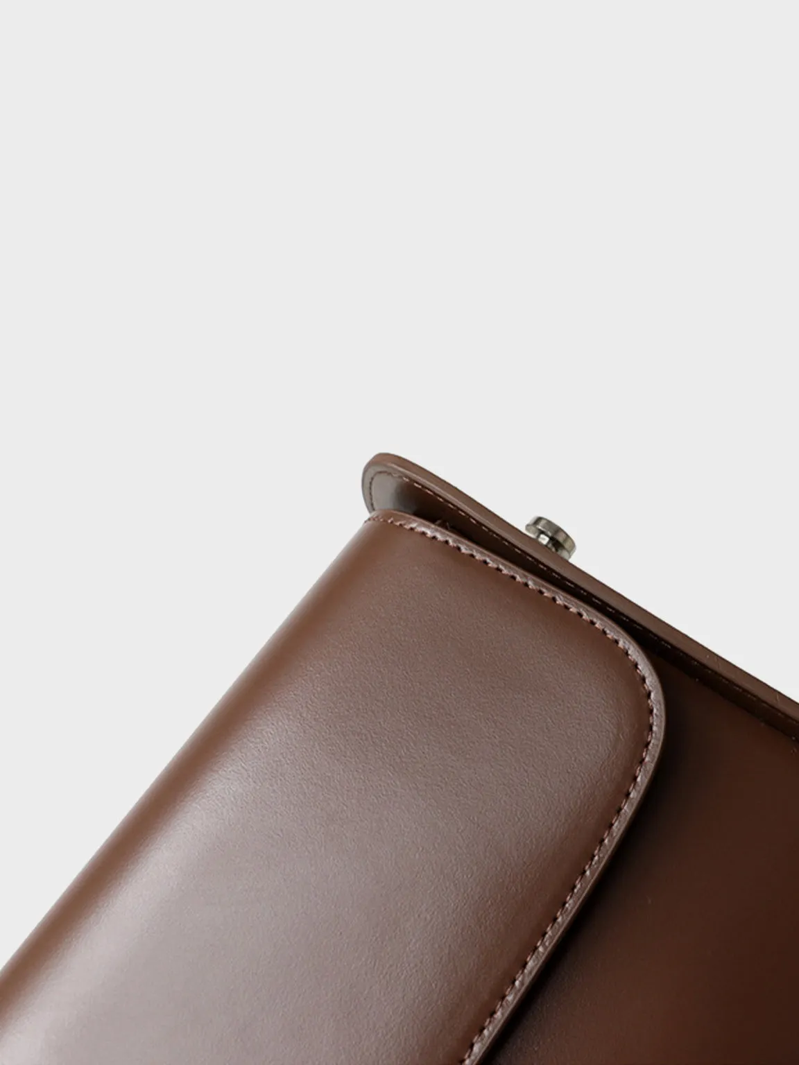 Classic Square Shoulder Bag Flap Top Leather Satchel Bag Box Tote Bag