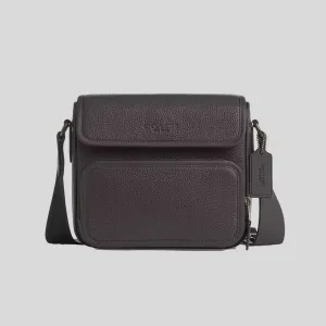 COACH Sullivan Flap Crossbody Bag Graphite RB-CY800