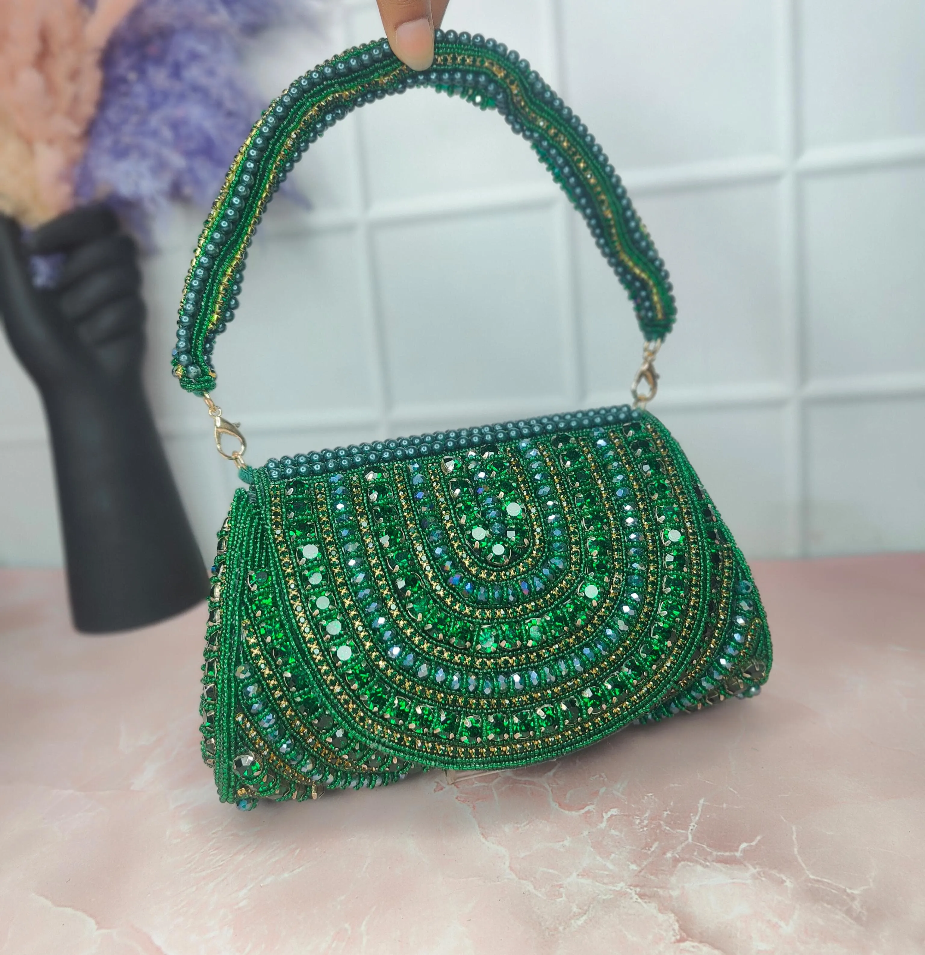 crystal clutch bags