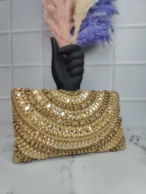 Crystal Flap Bag