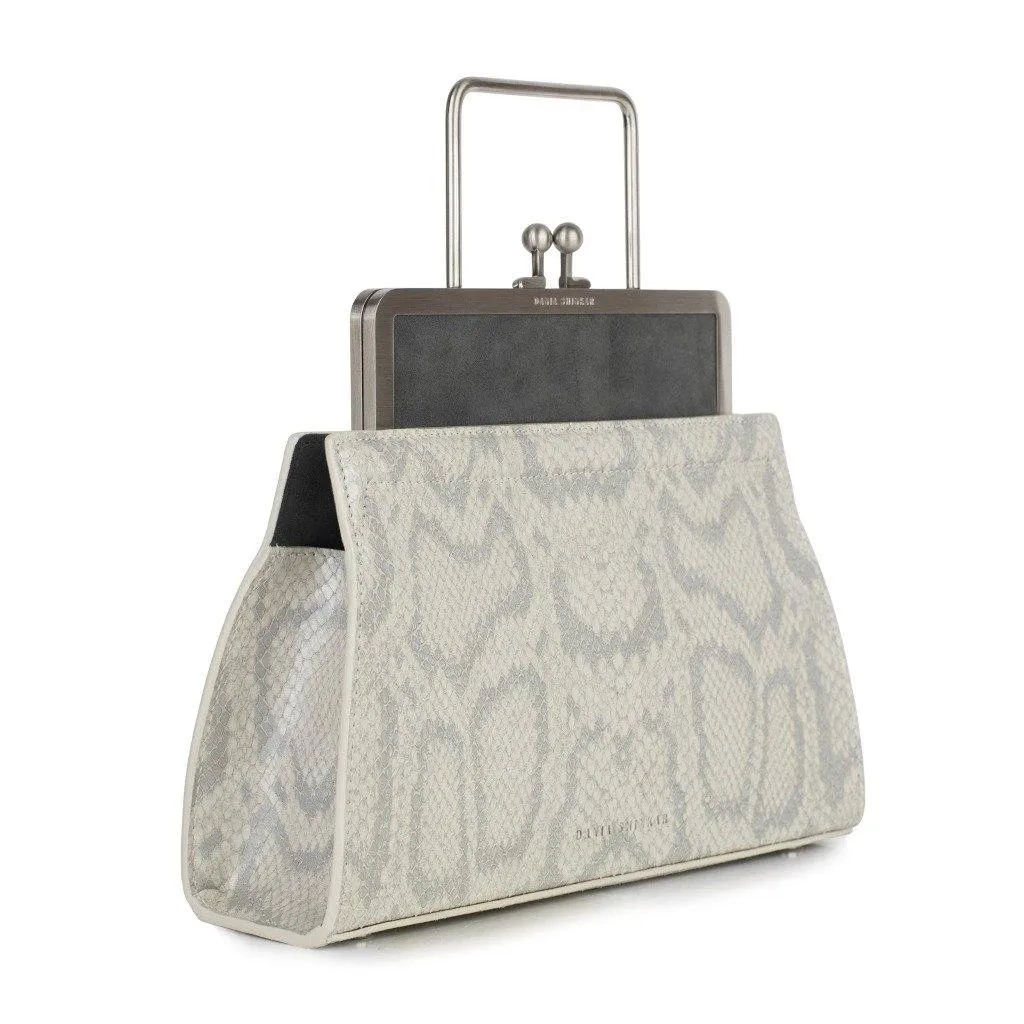 DANA GREY AND WHITE BAG