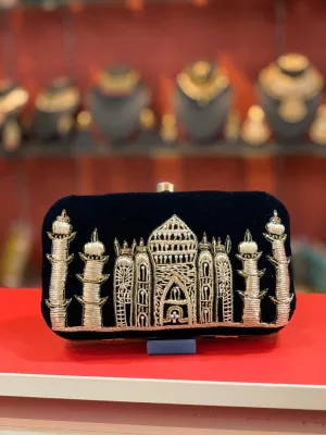 Designer Black Party Clutch
