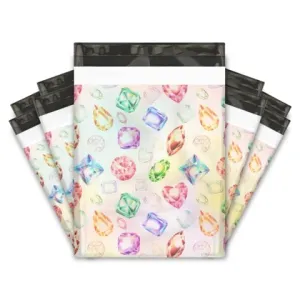 Diamonds and gems 10x13 premium poly mailer - set of 10