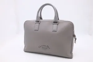 Dior Atelier Business Bag in Grey Leather