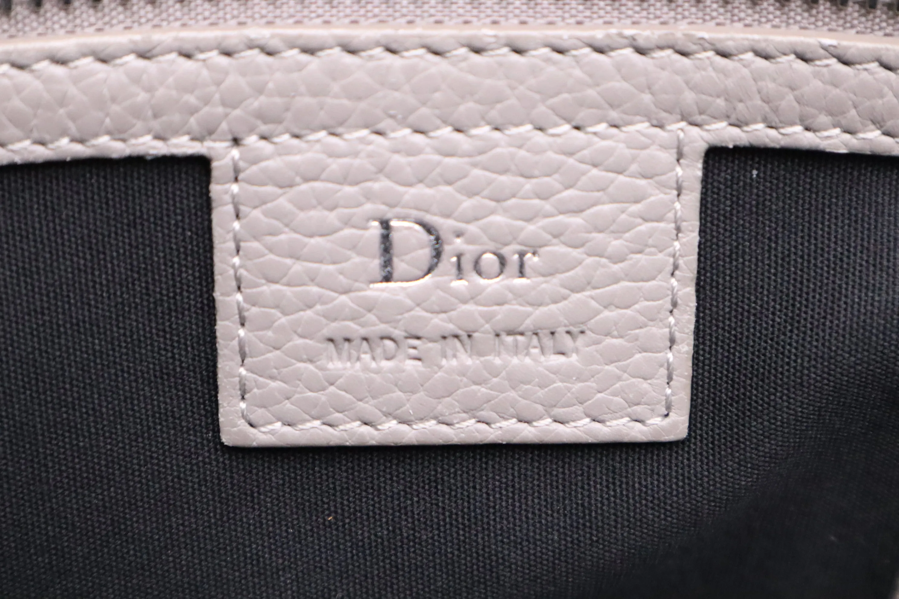 Dior Atelier Business Bag in Grey Leather