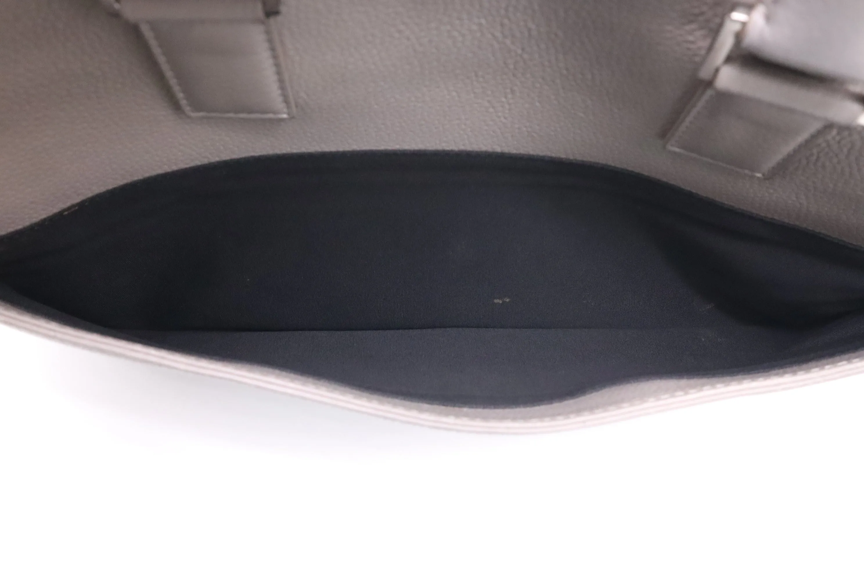 Dior Atelier Business Bag in Grey Leather