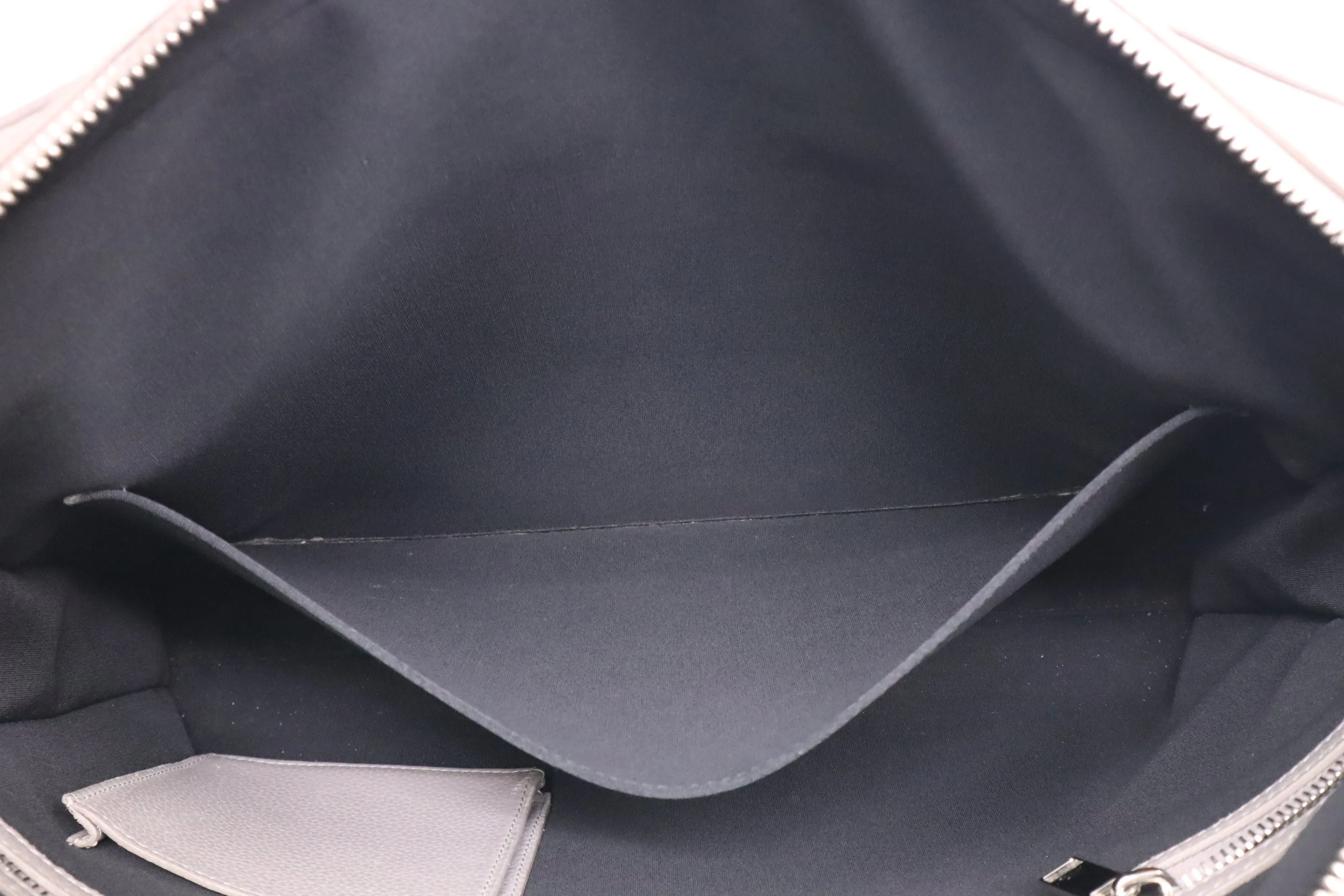 Dior Atelier Business Bag in Grey Leather