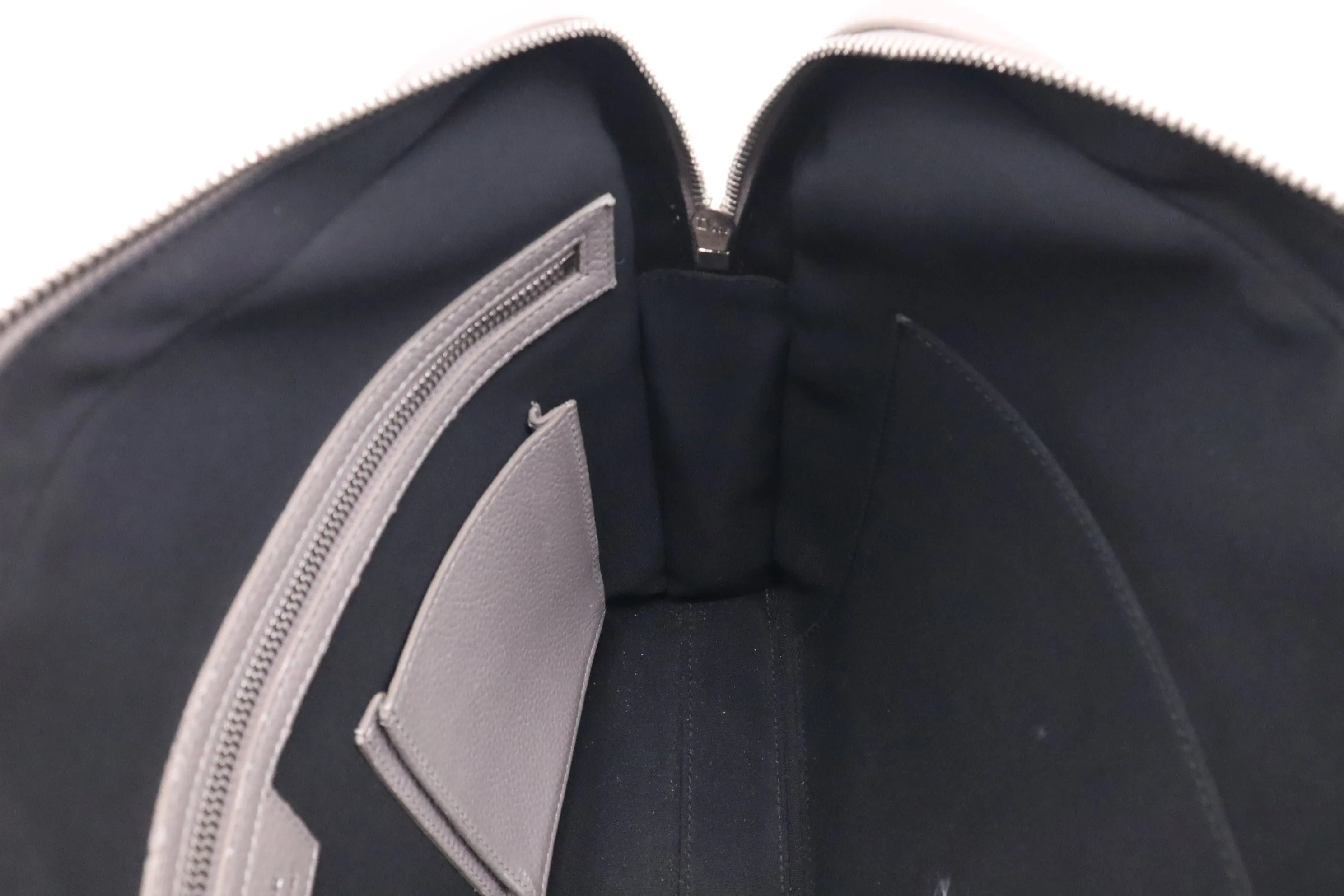 Dior Atelier Business Bag in Grey Leather