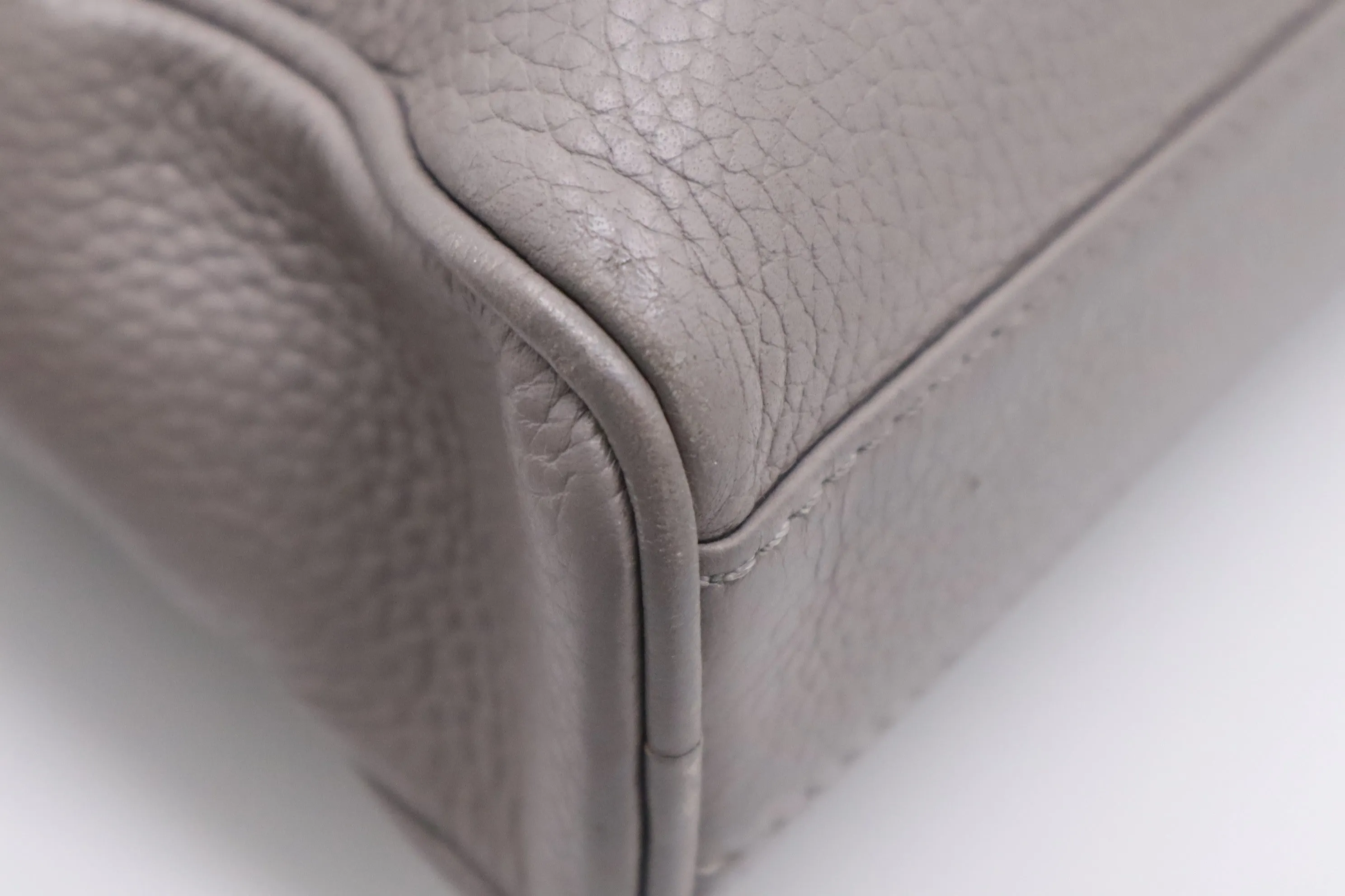 Dior Atelier Business Bag in Grey Leather