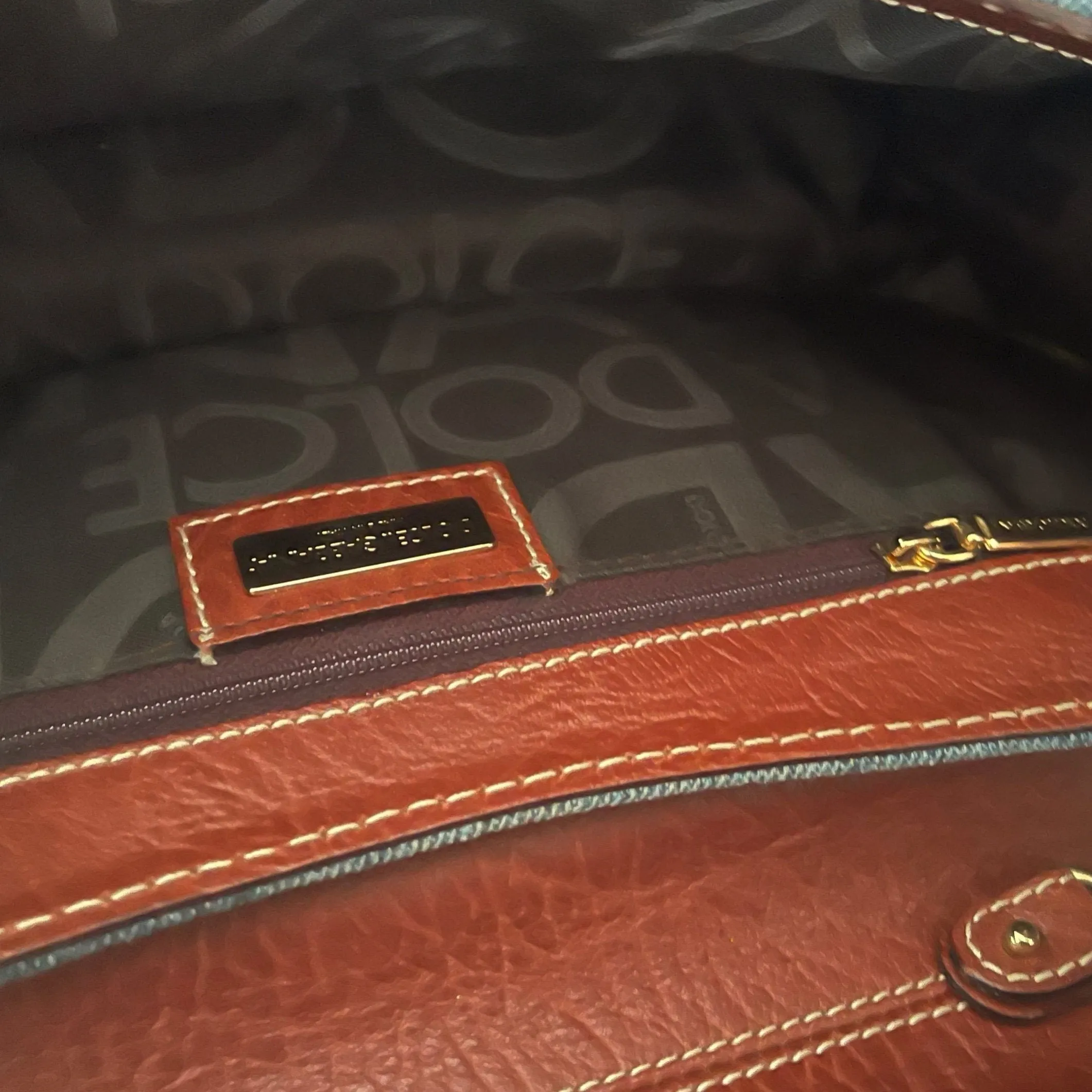 Dolce & Gabbana Mixed Media Tweed Shoulder Bag