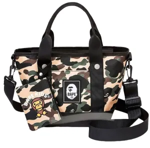DS! A Bathing Ape Bape Kids 1st Camo Shoulder Tote Bag Pouch Set