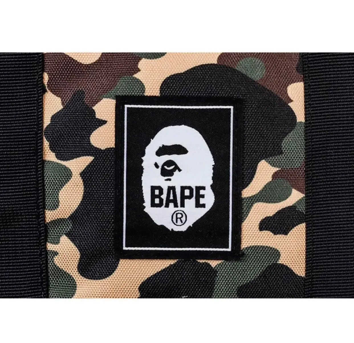 DS! A Bathing Ape Bape Kids 1st Camo Shoulder Tote Bag Pouch Set