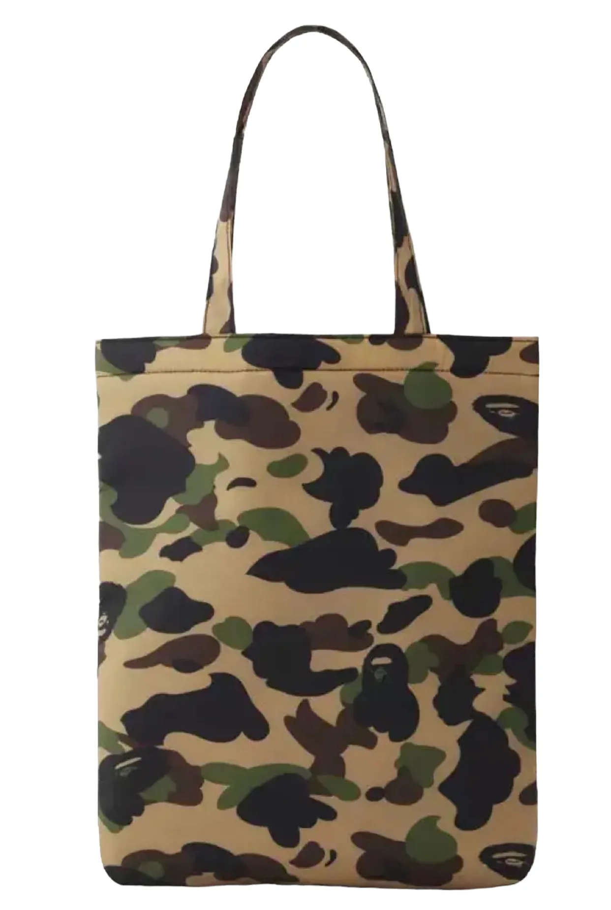 DS! A Bathing Ape Bape Ripstop Nylon Shark Logo Tote Bag