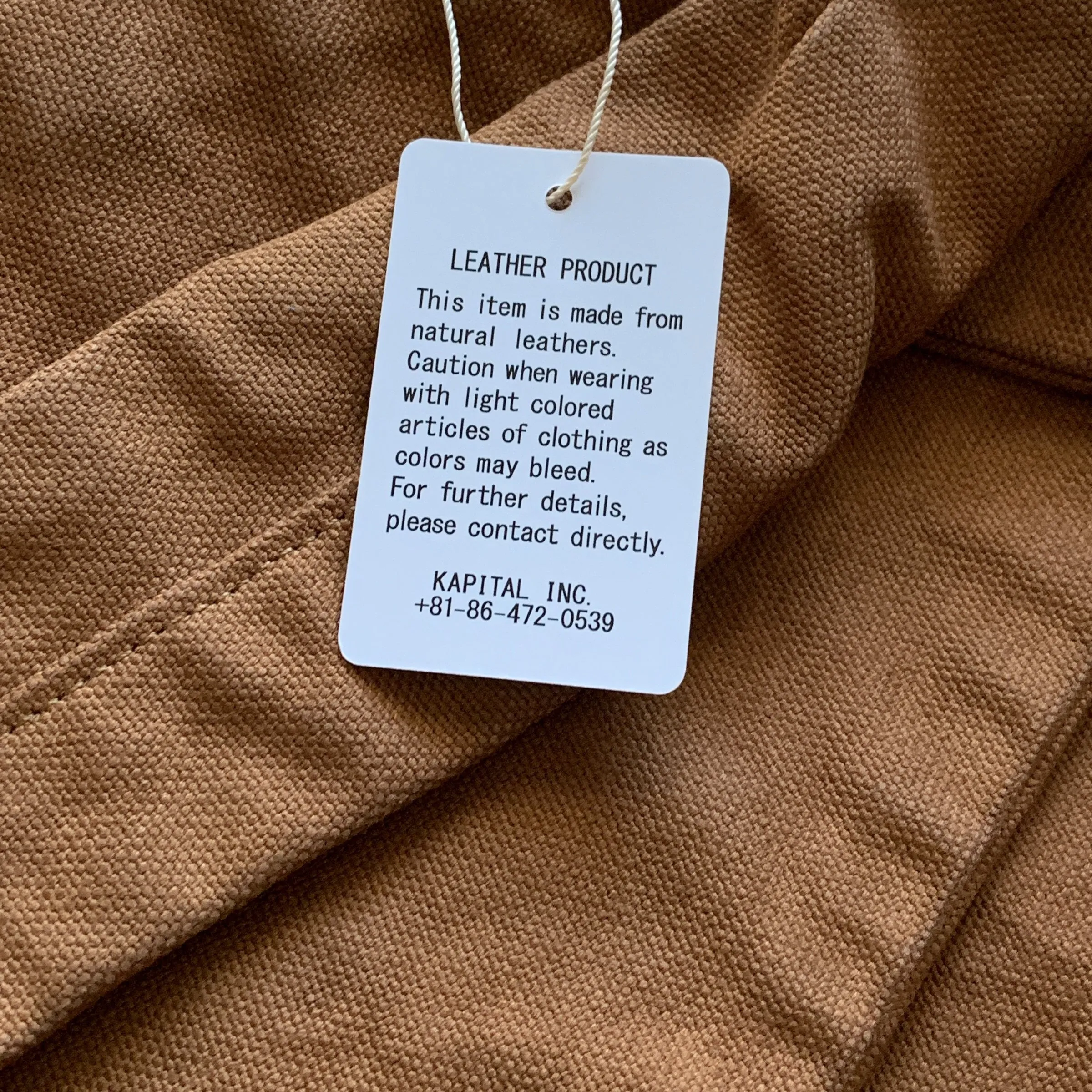 DS! Kapital #6 Cotton Canvas Snufkin Bag